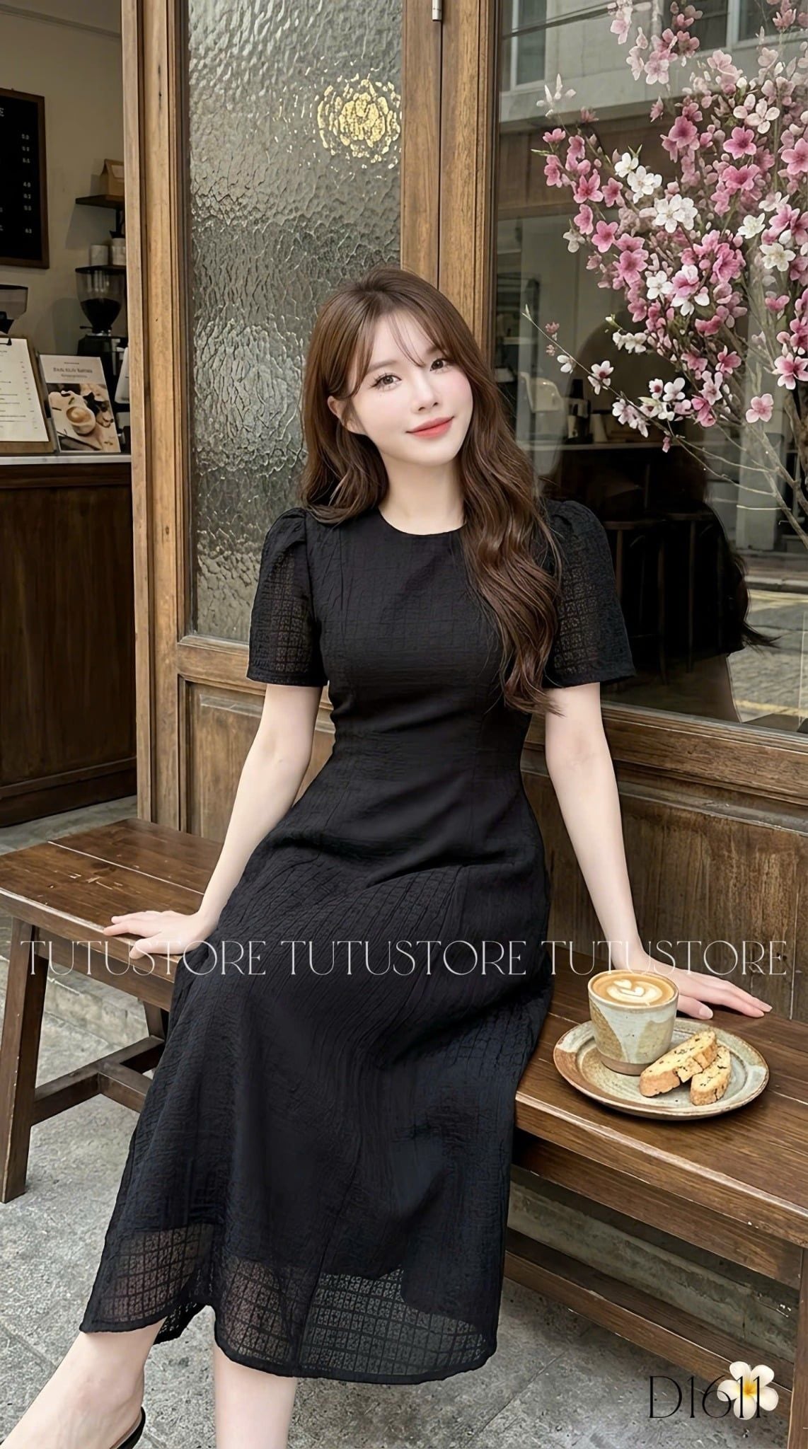 Đầm Thiết Kế Cổ Tròn Dáng Dài Đi Chơi TuTu Store Mã D1611