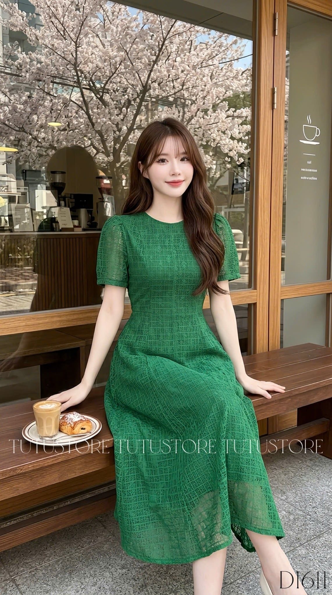 Đầm Thiết Kế Cổ Tròn Dáng Dài Đi Chơi TuTu Store Mã D1611