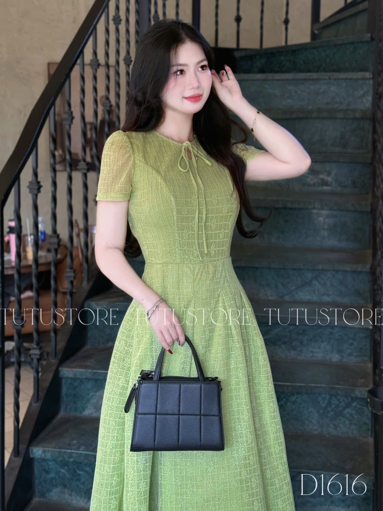 Đầm Thiết Kế Dáng Xòe Đi Chơi TuTu Store Mã D1616