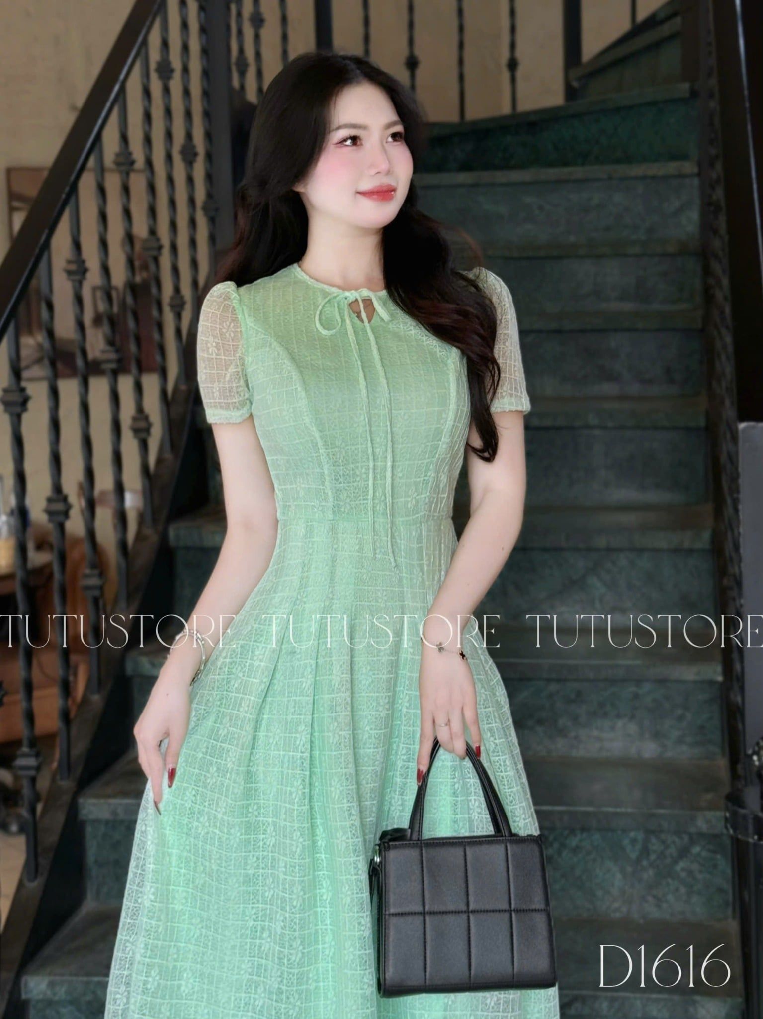 Đầm Thiết Kế Dáng Xòe Đi Chơi TuTu Store Mã D1616