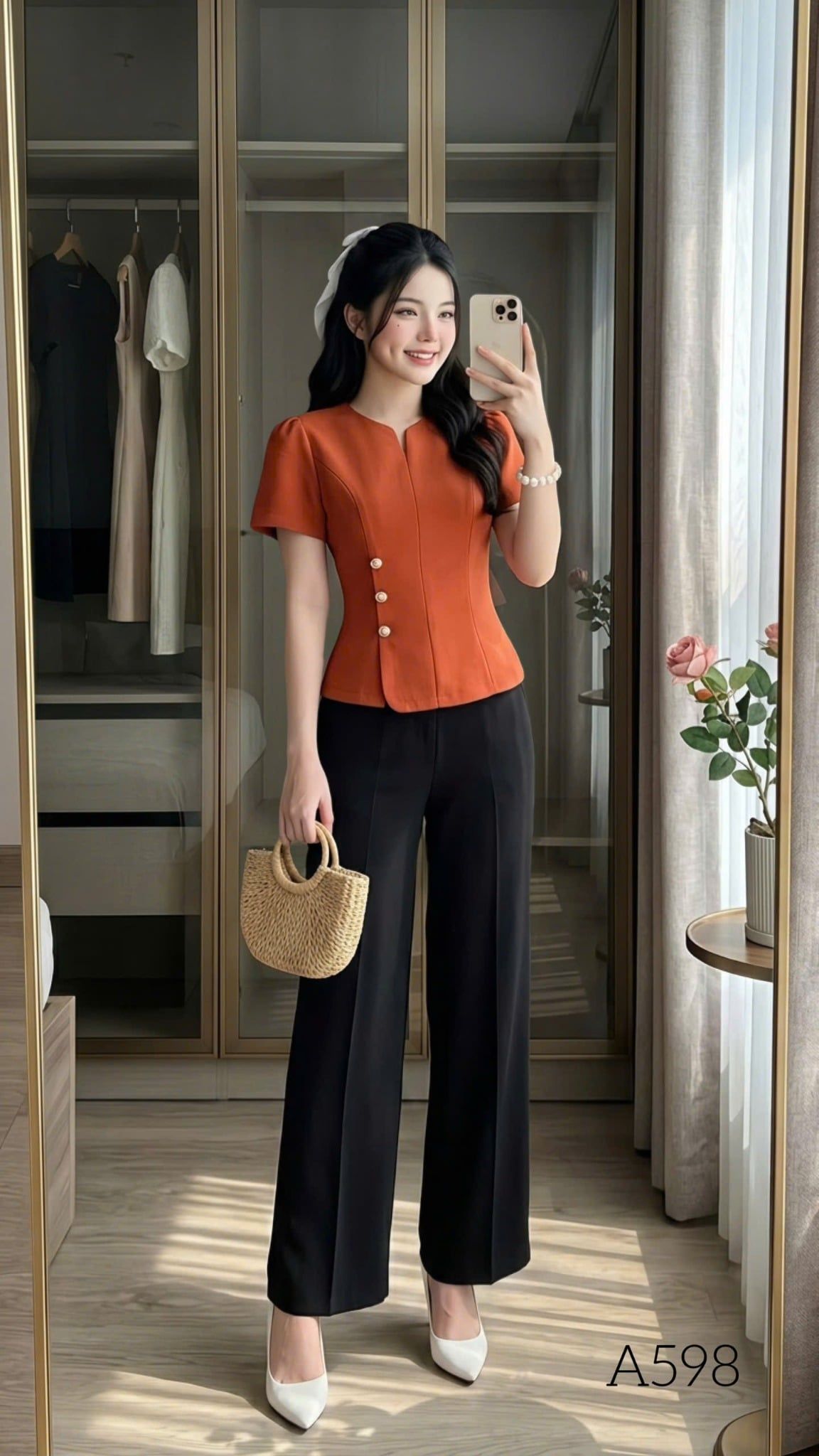 Áo Thiết Kế Dáng Peplum Công Sở TuTu Store Mã A598