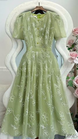 Đầm Thiết Kế Cổ Tròn Dáng Xòe Đi Chơi TuTu Store Mã D1615