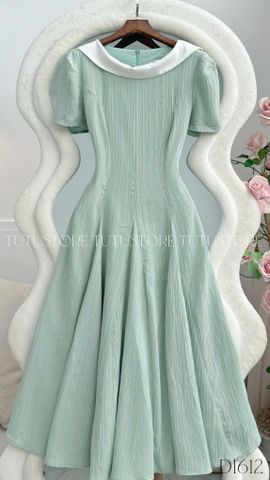 Đầm Thiết Kế Cổ Thuyền Dáng Xòe Đi Chơi TuTu Store Mã D1612