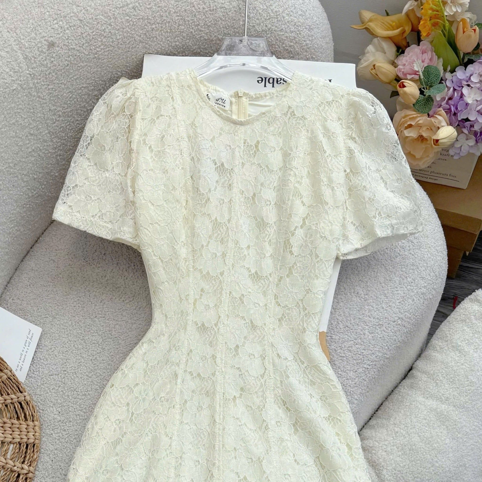 Đầm Thiết Kế Cổ Tròn Dáng Chữ A Đi Tiệc TuTu Store Mã D1618