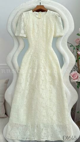 Đầm Thiết Kế Cổ Tròn Dáng Chữ A Đi Tiệc TuTu Store Mã D1618