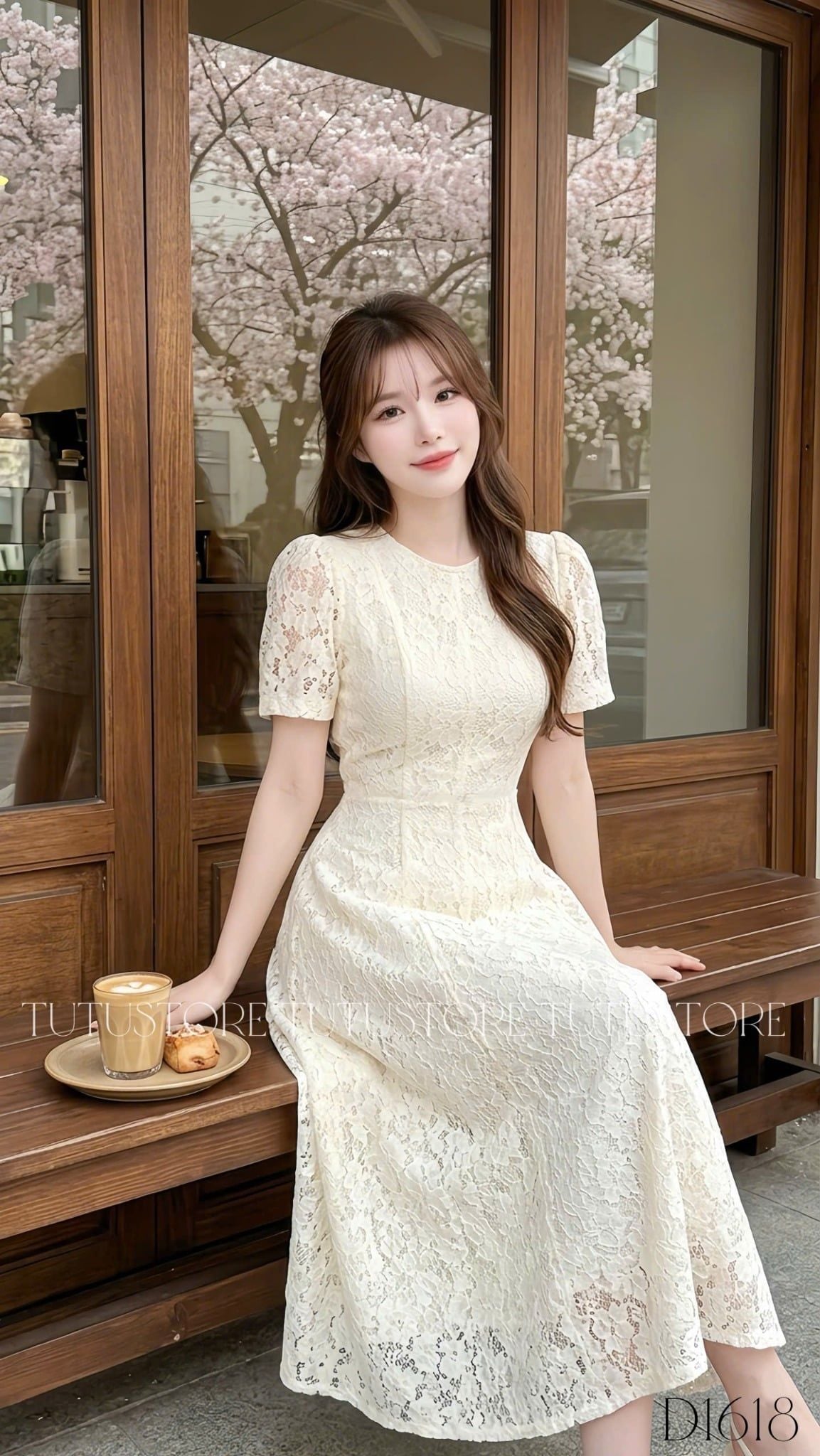 Đầm Thiết Kế Cổ Tròn Dáng Chữ A Đi Tiệc TuTu Store Mã D1618