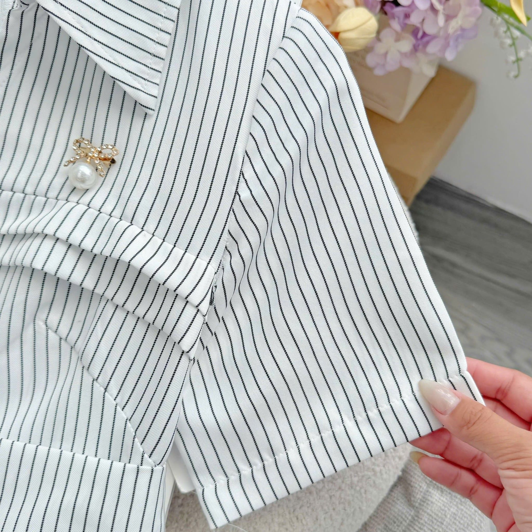 Đầm Thiết Kế Cổ Sơ Mi Dáng Dài Công Sở TuTu Store Mã D1627