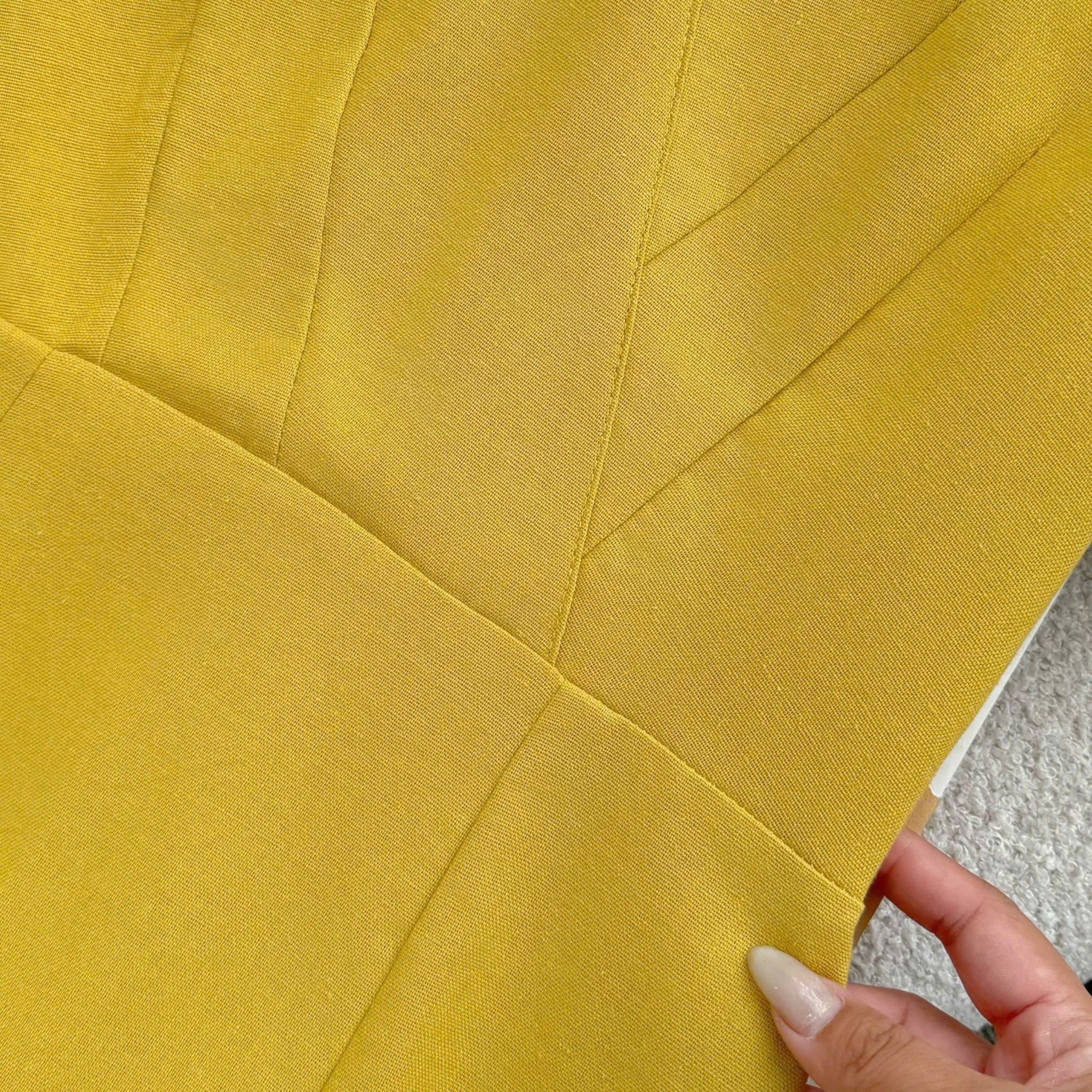 Đầm Thiết Kế Kiểu Cổ Chữ V Tay Bồng Thanh Lịch TuTu Store Mã D1621