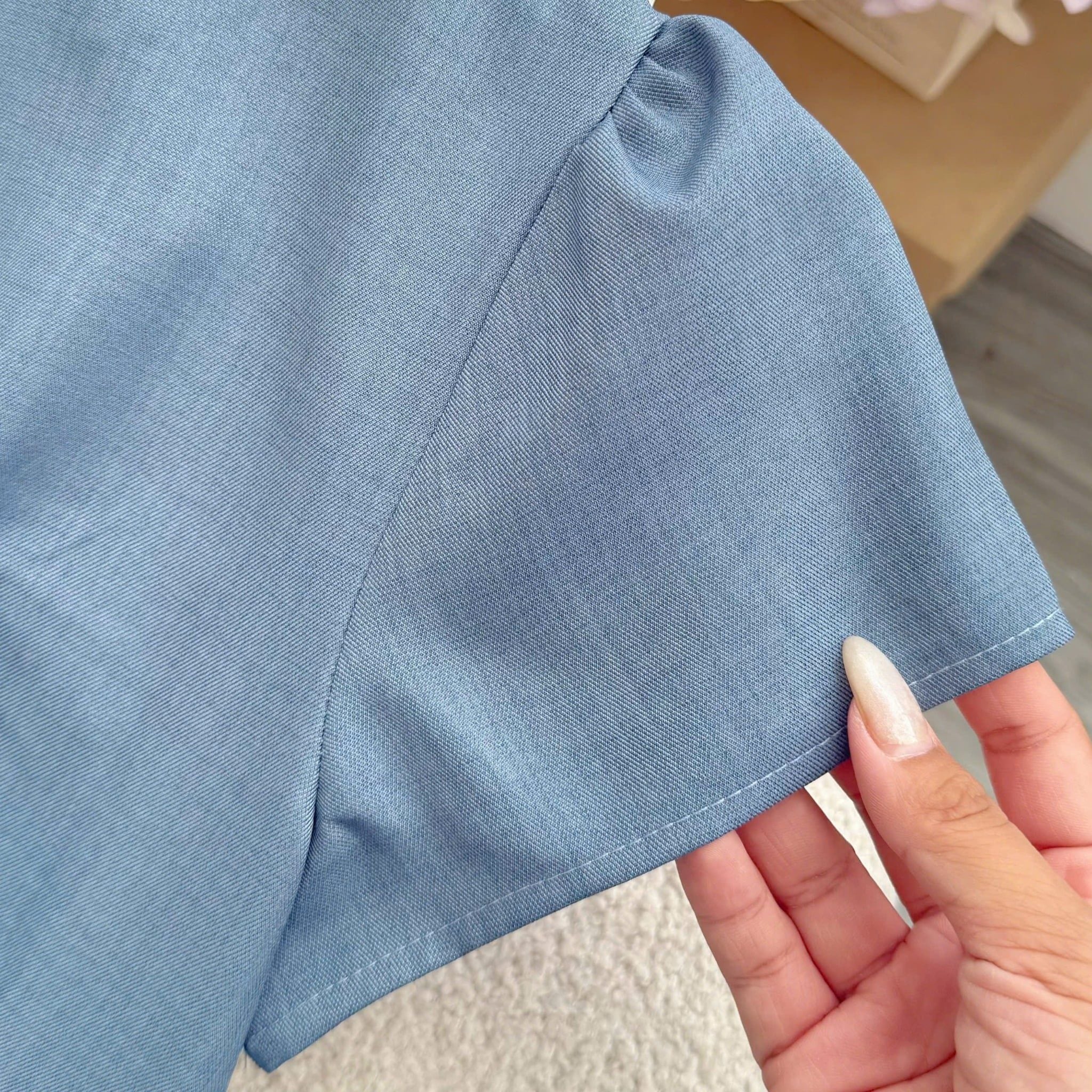 Đầm Thiết Kế Cổ Tròn Dáng Xòe Nhẹ Nhàng Công Sở TuTu Store Mã D1622