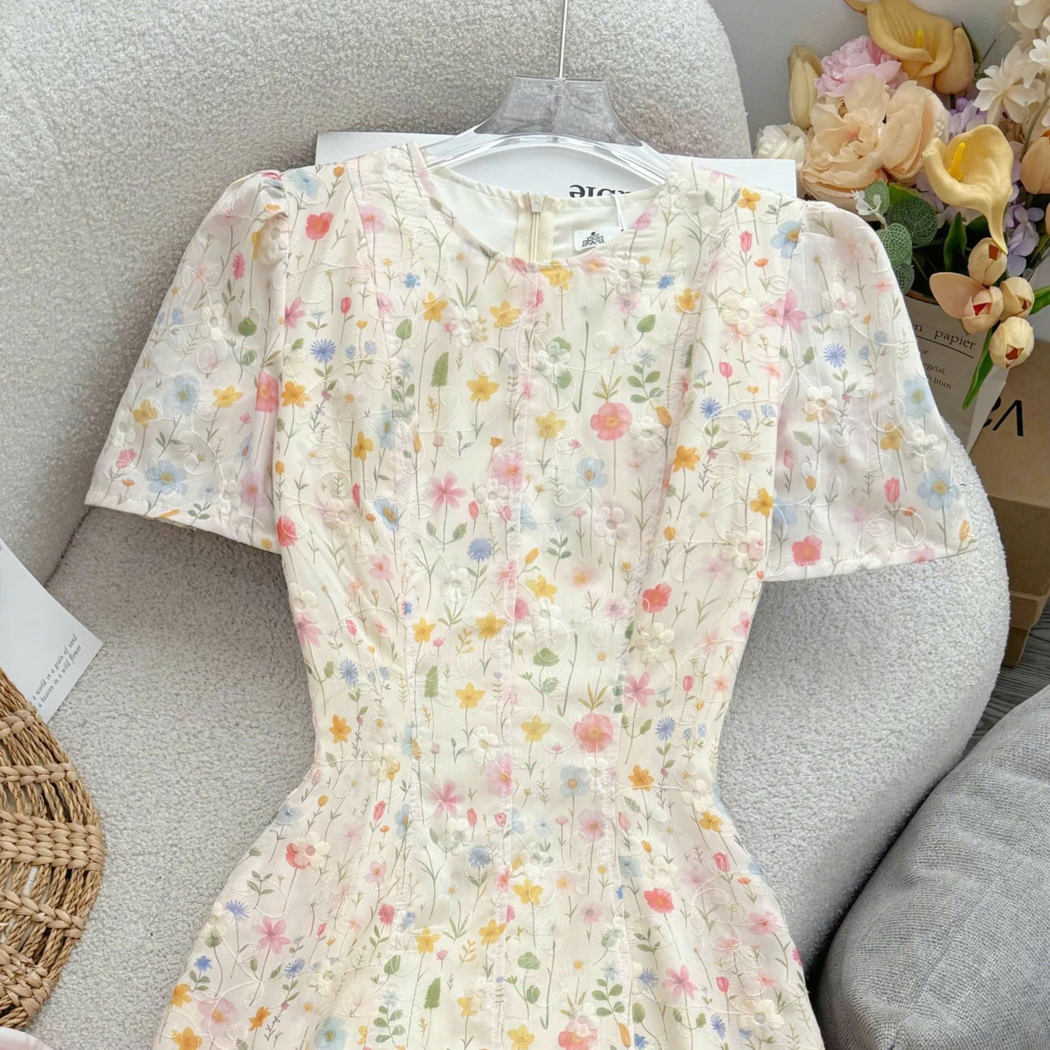 Đầm Thiết Kế Dáng Chữ A Đi Chơi TuTu Store Mã D1629