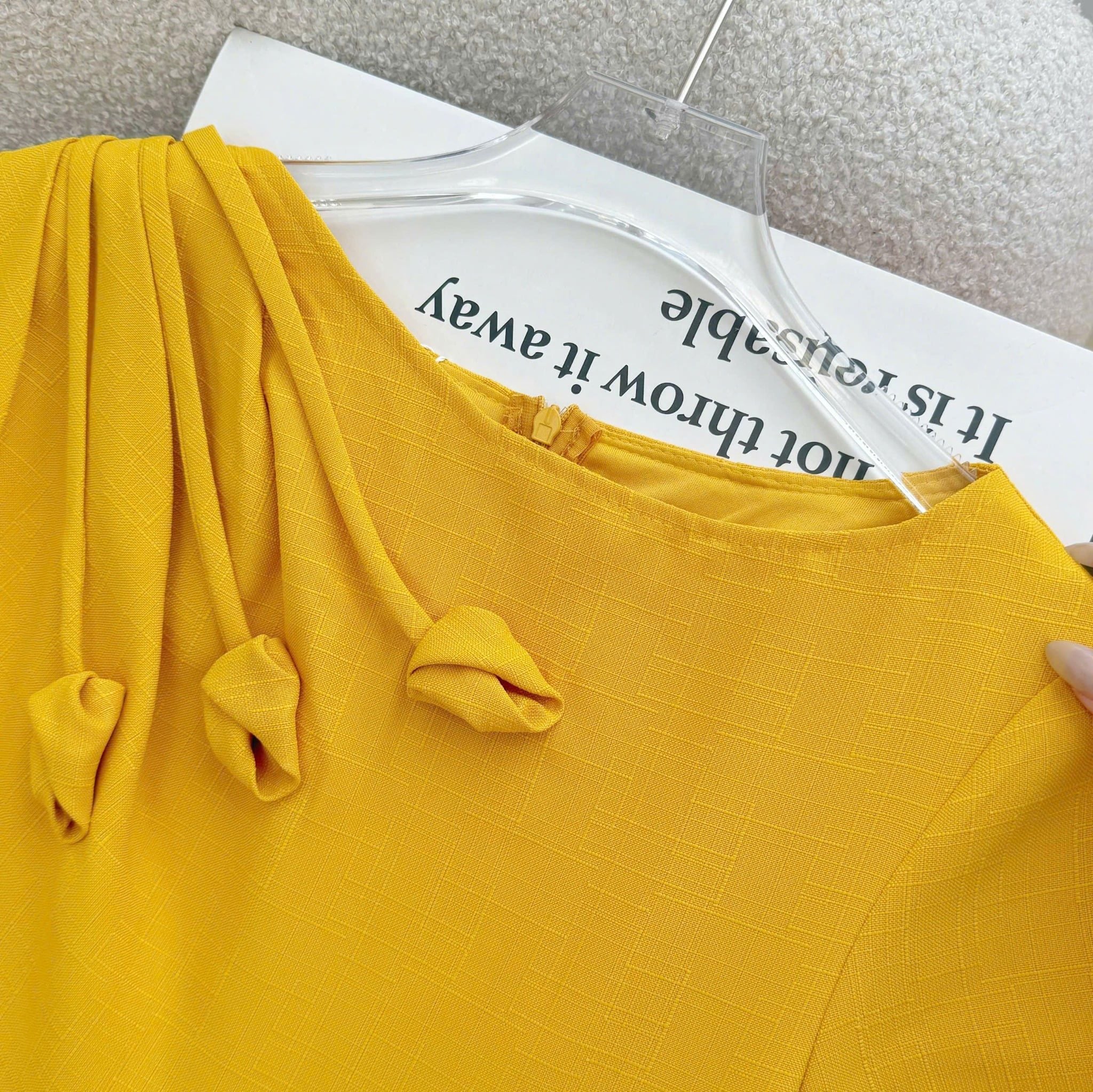 Đầm Thiết Kế Kiểu Hoa Nổi Dáng Dài Đi Tiệc TuTu Store Mã D1624