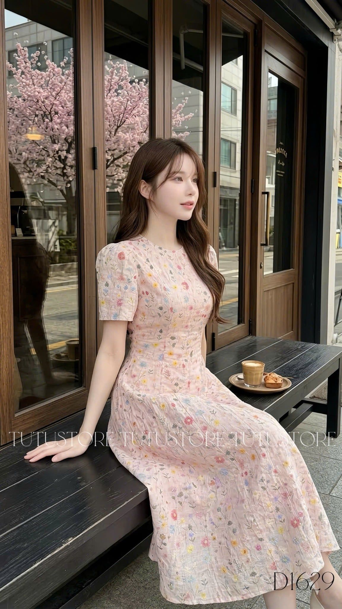 Đầm Thiết Kế Dáng Chữ A Đi Chơi TuTu Store Mã D1629