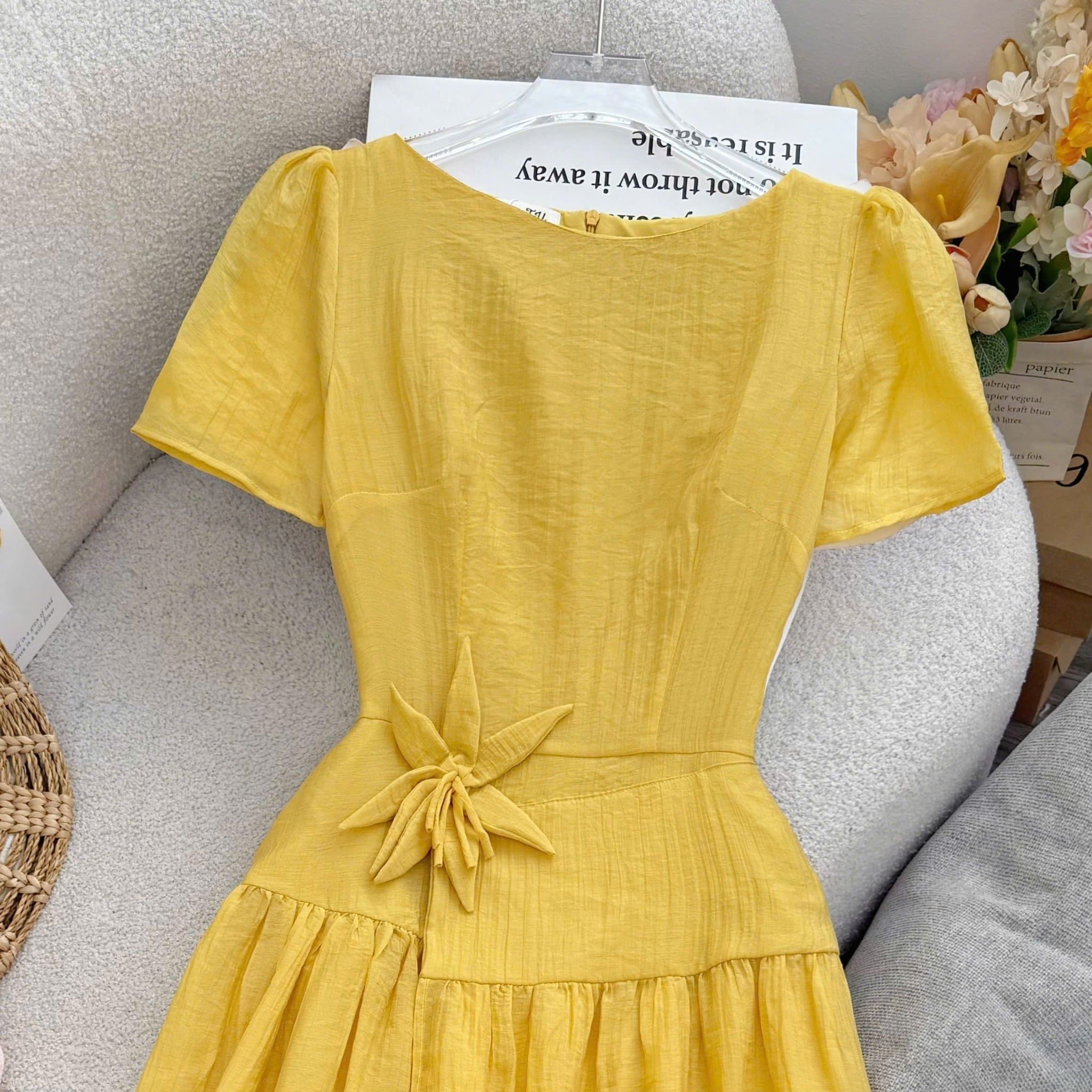 Đầm Xinh Thiết Kế Cổ Tròn Dáng Dài Nhẹ Nhàng Đi Chơi TuTu Store Mã D1623