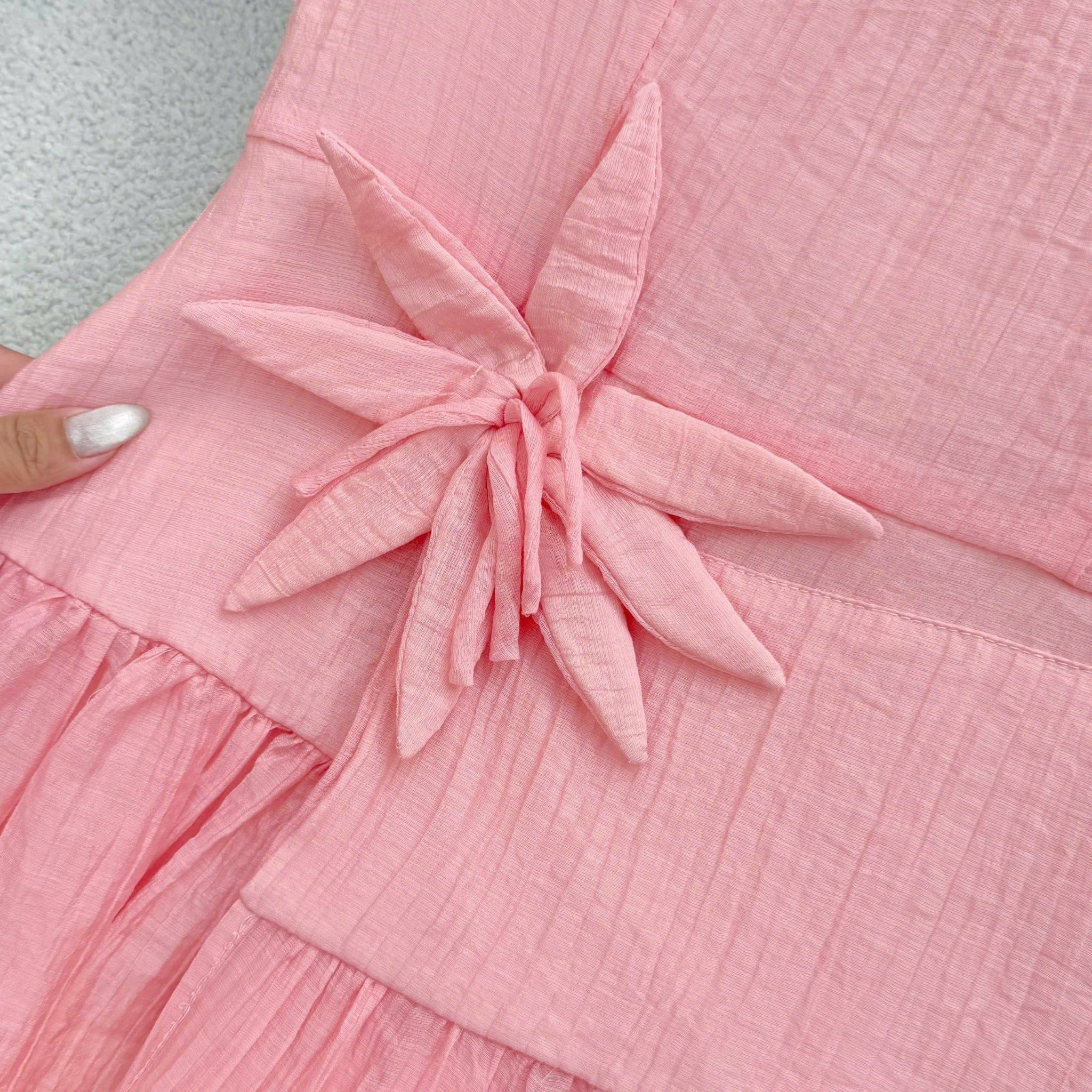 Đầm Xinh Thiết Kế Cổ Tròn Dáng Dài Nhẹ Nhàng Đi Chơi TuTu Store Mã D1623