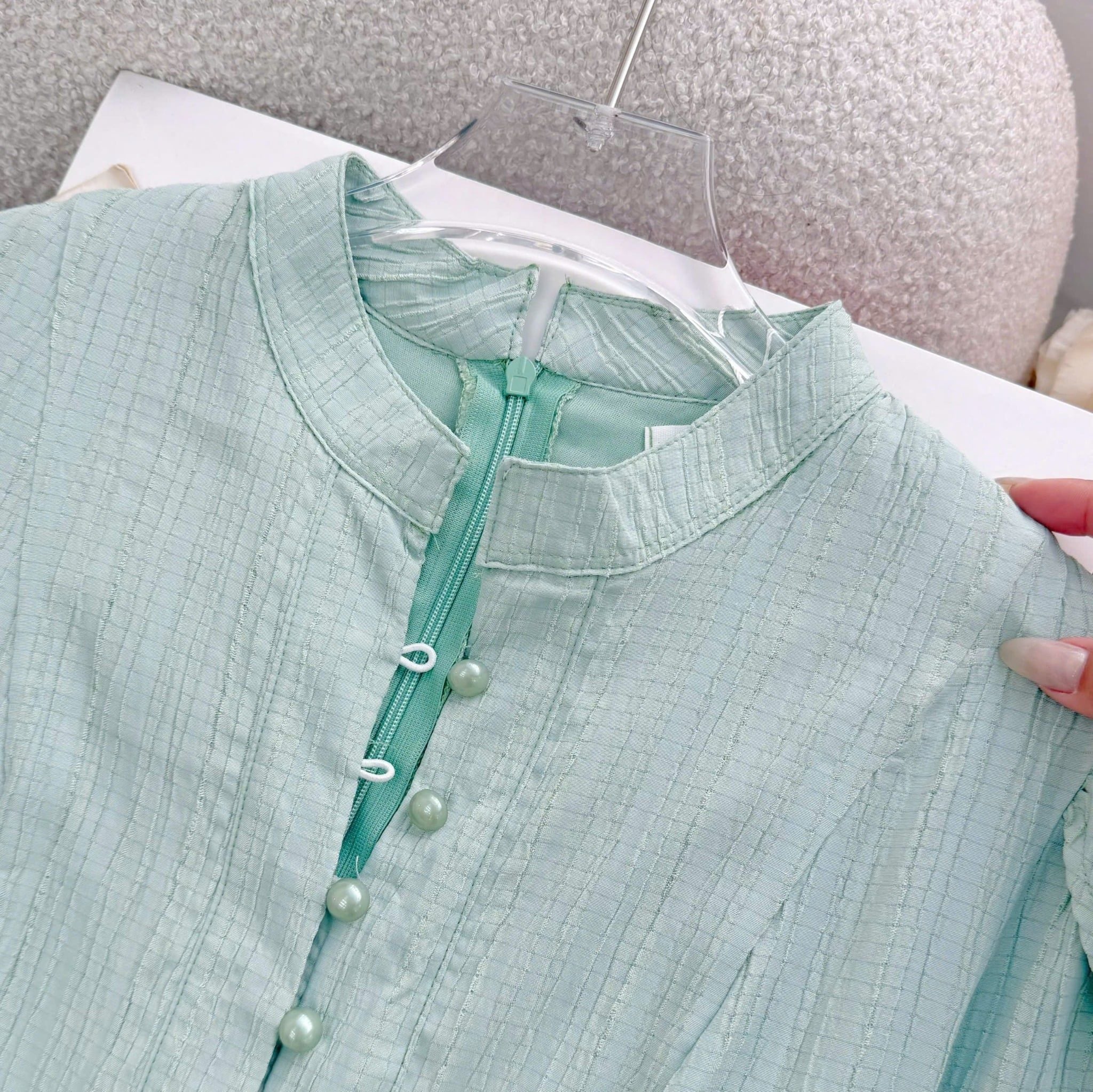 Đầm Thiết Kế Cổ Tròn Dáng Dài Đi Chơi TuTu Store Mã D1610