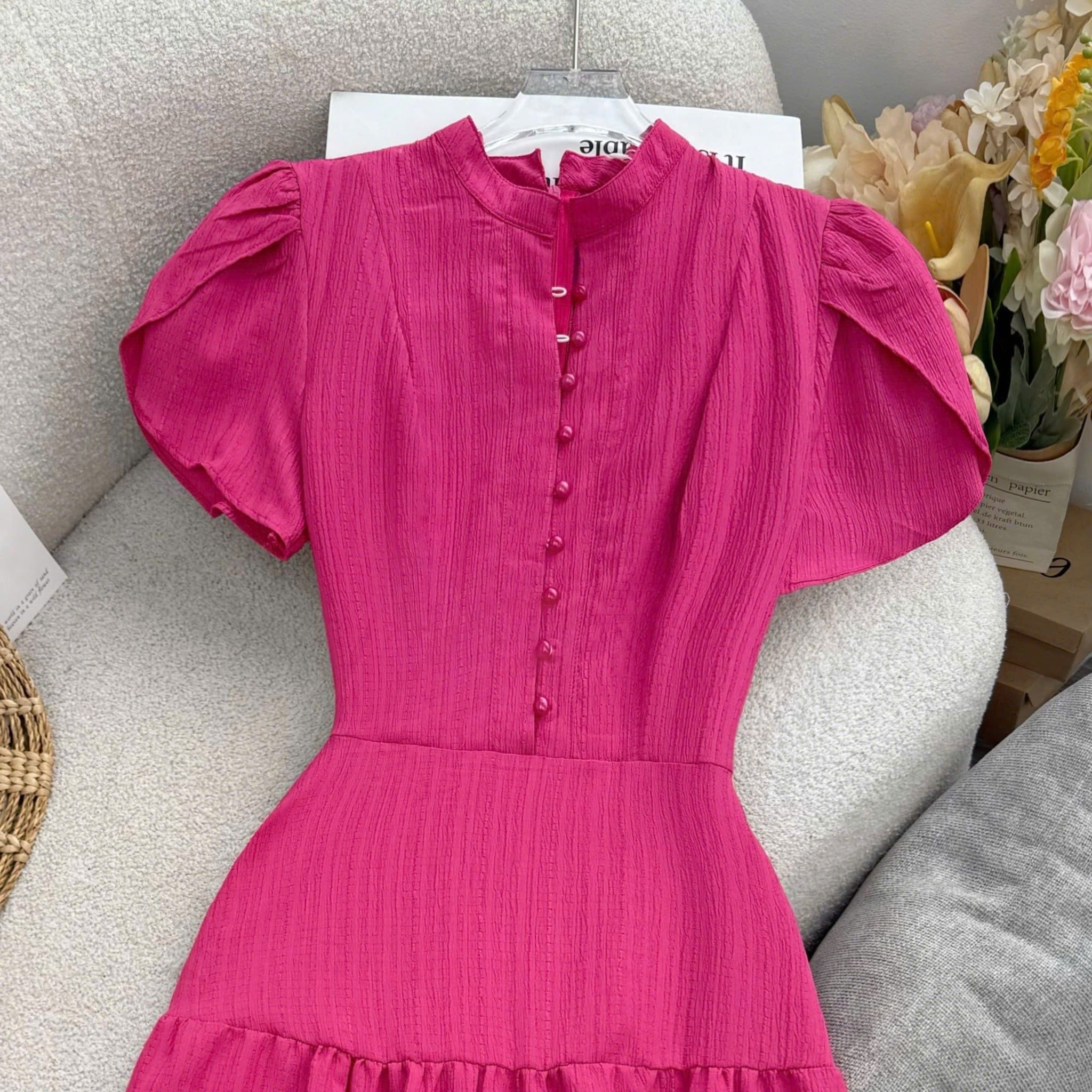 Đầm Thiết Kế Cổ Tròn Dáng Dài Đi Chơi TuTu Store Mã D1610