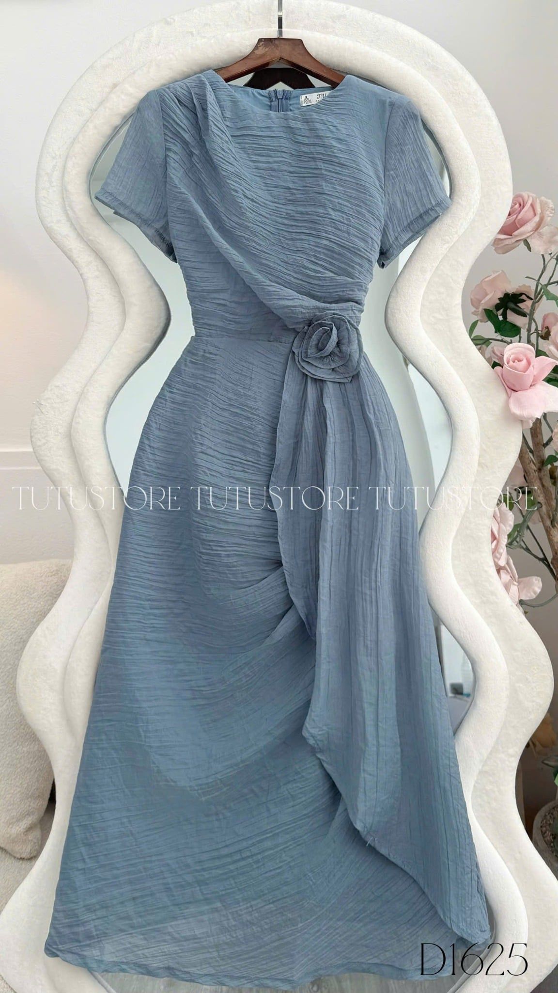 Đầm Thiết Kế Cổ Tròn Nhẹ Nhàng Đi Chơi TuTu Store Mã D1625