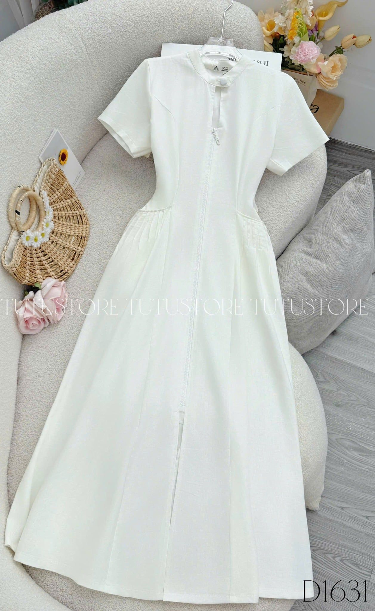 Đầm Thiết Kế Dáng Xòe Công Sở TuTu Store Mã D1631