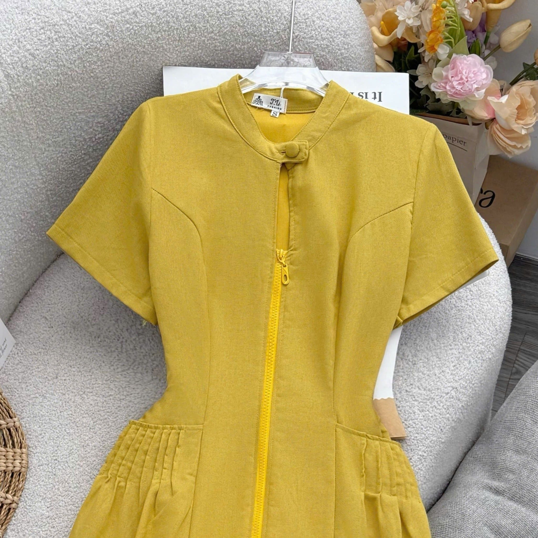 Đầm Thiết Kế Dáng Xòe Công Sở TuTu Store Mã D1631