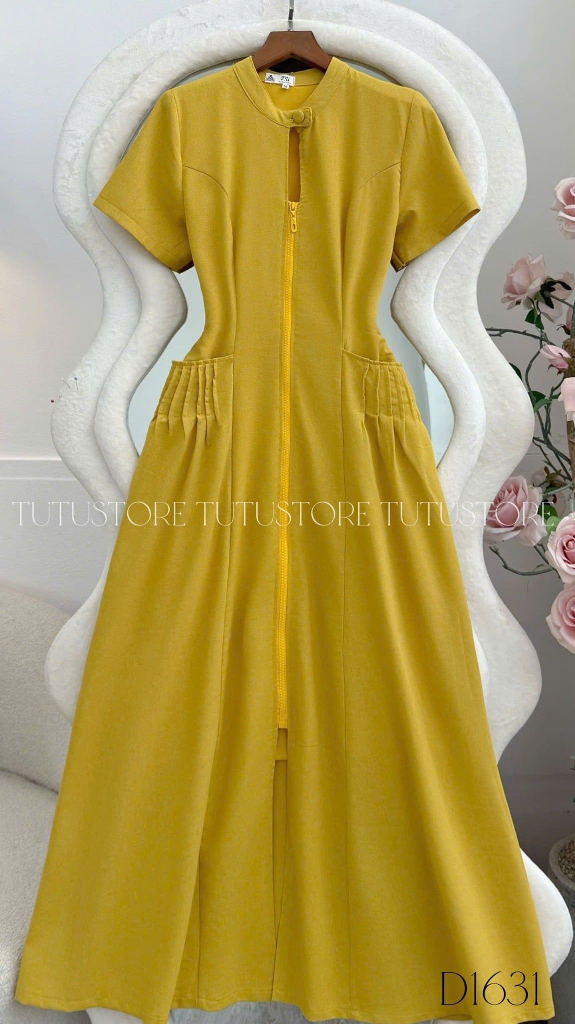 Đầm Thiết Kế Dáng Xòe Công Sở TuTu Store Mã D1631