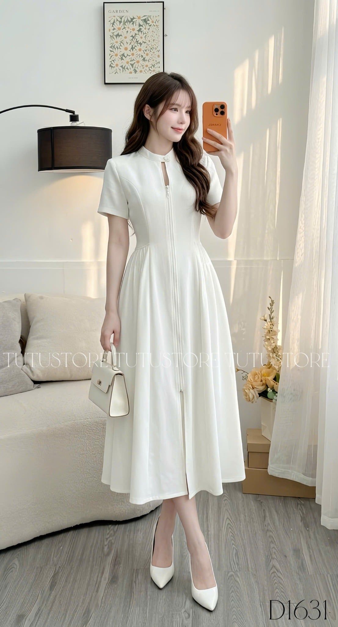 Đầm Thiết Kế Dáng Xòe Công Sở TuTu Store Mã D1631