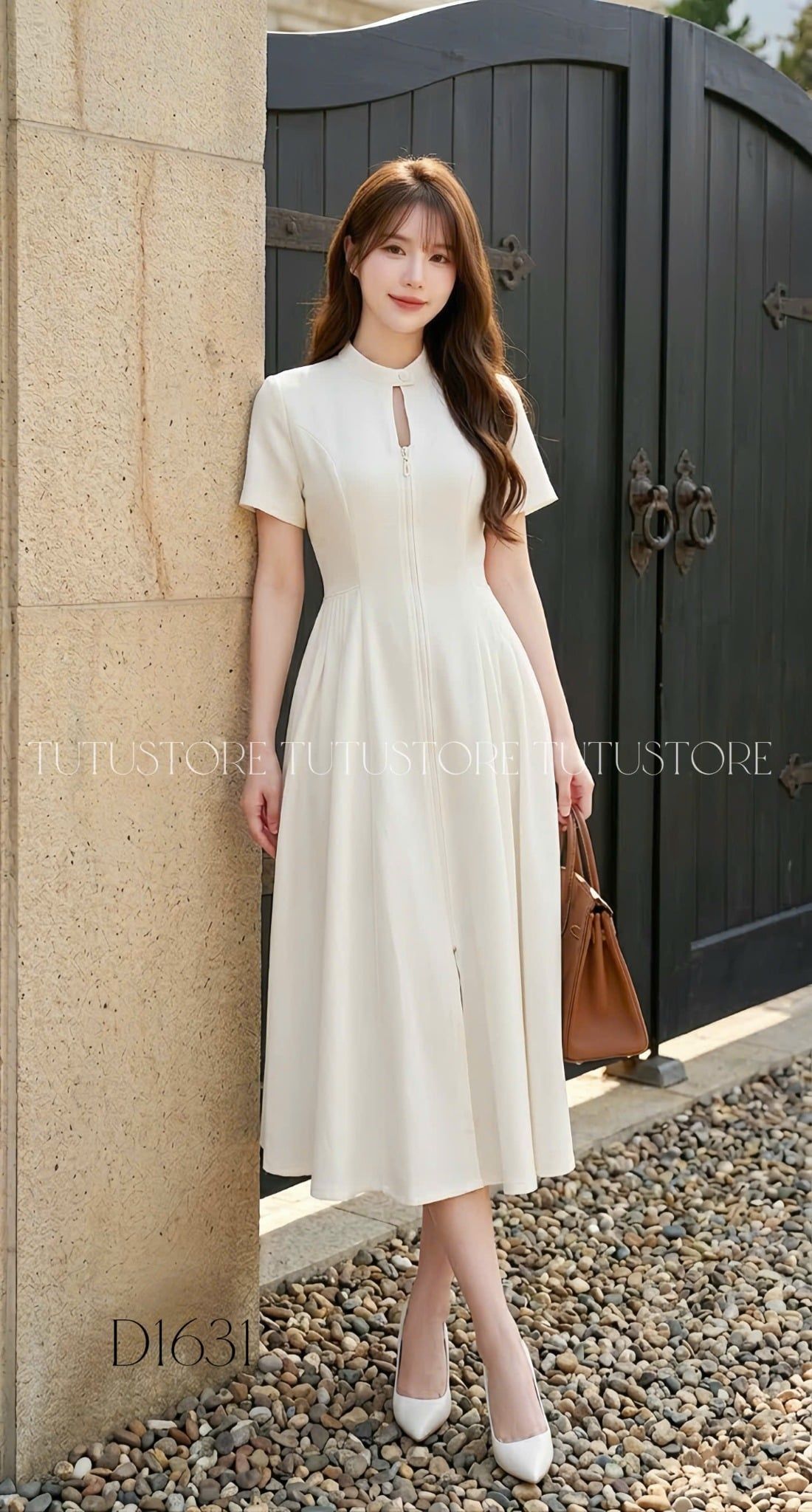Đầm Thiết Kế Dáng Xòe Công Sở TuTu Store Mã D1631