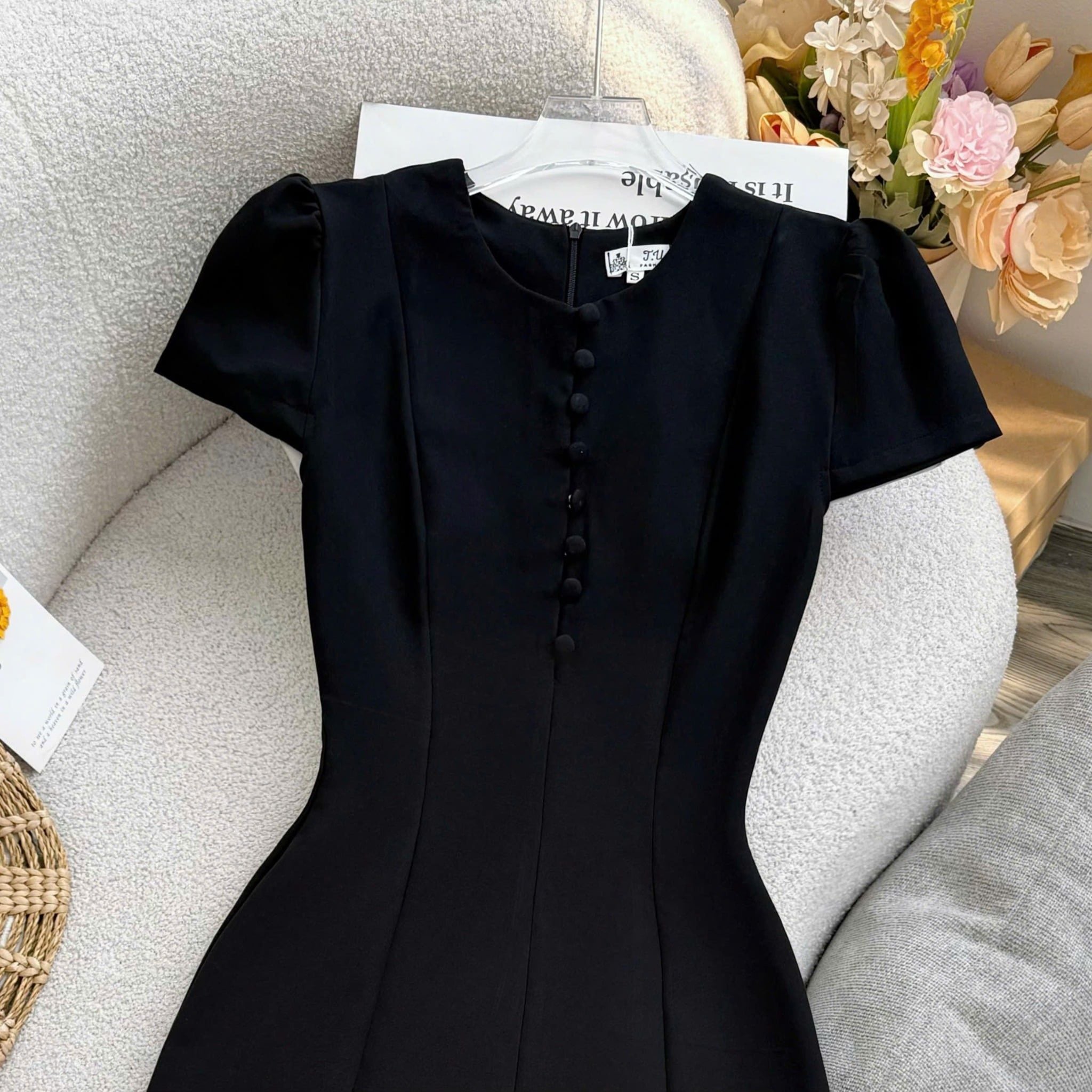 Đầm Thiết Kế Dáng Đuôi Cá Đơn Giản Thanh Lịch Đi Tiệc TuTu Store Mã D1647