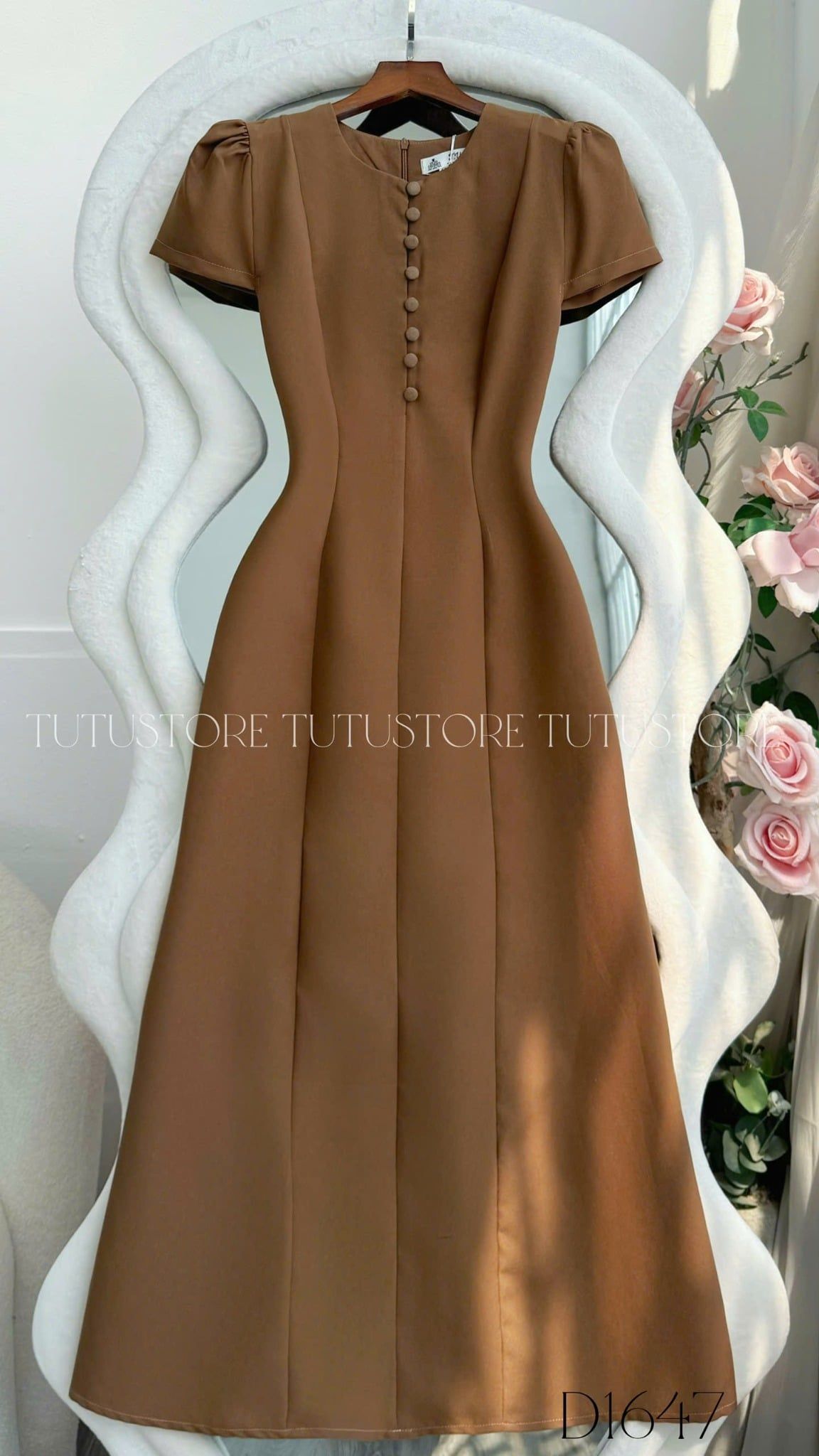 Đầm Thiết Kế Dáng Đuôi Cá Đơn Giản Thanh Lịch Đi Tiệc TuTu Store Mã D1647