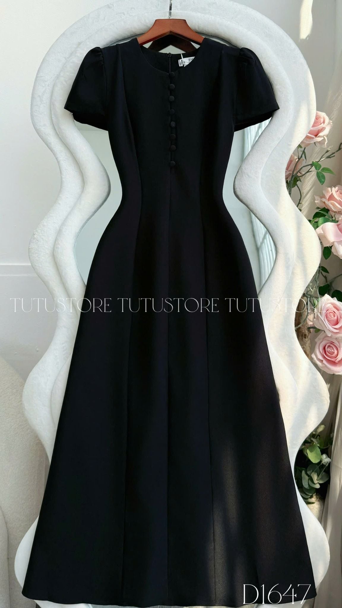 Đầm Thiết Kế Dáng Đuôi Cá Đơn Giản Thanh Lịch Đi Tiệc TuTu Store Mã D1647