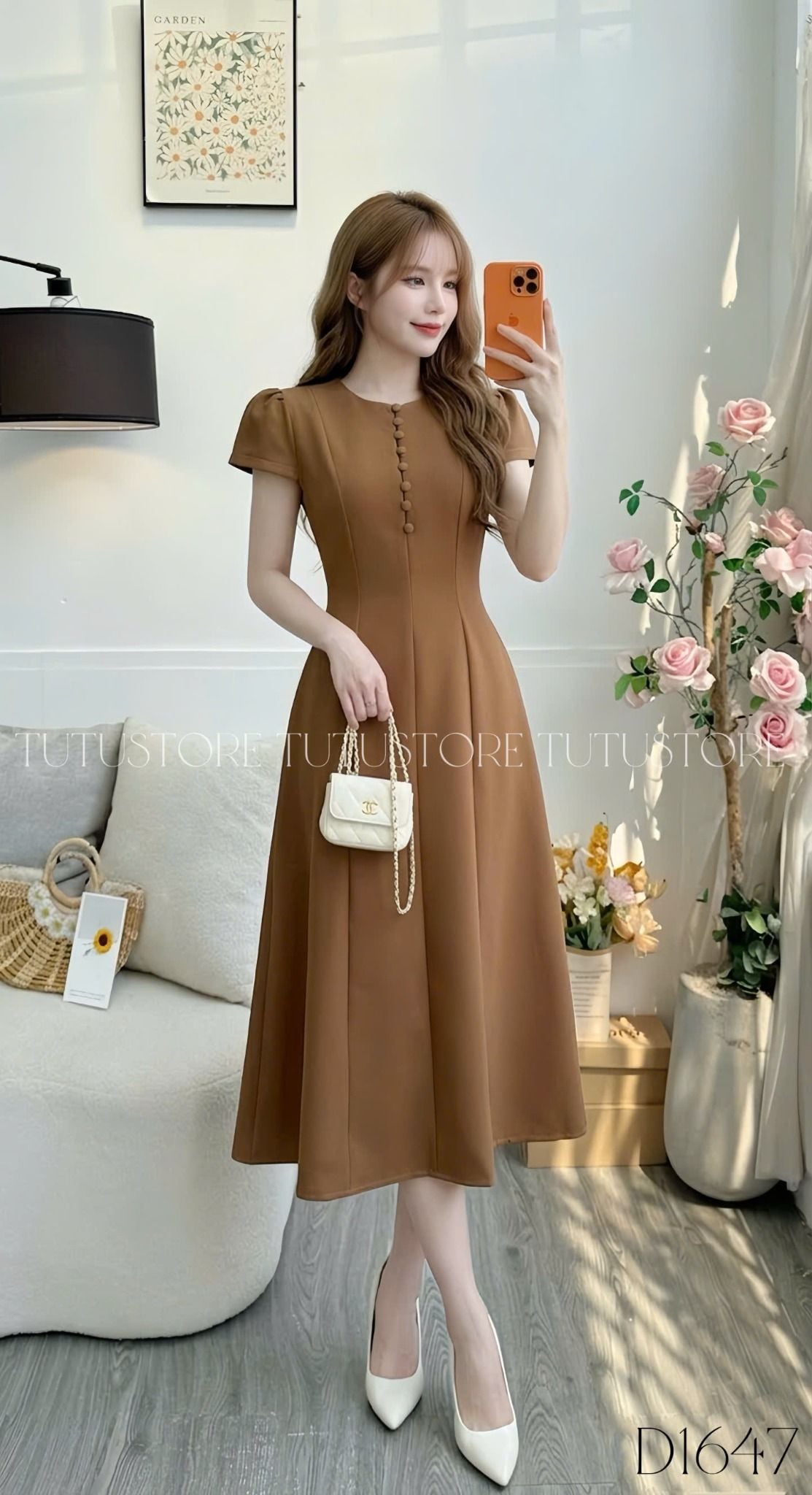 Đầm Thiết Kế Dáng Đuôi Cá Đơn Giản Thanh Lịch Đi Tiệc TuTu Store Mã D1647