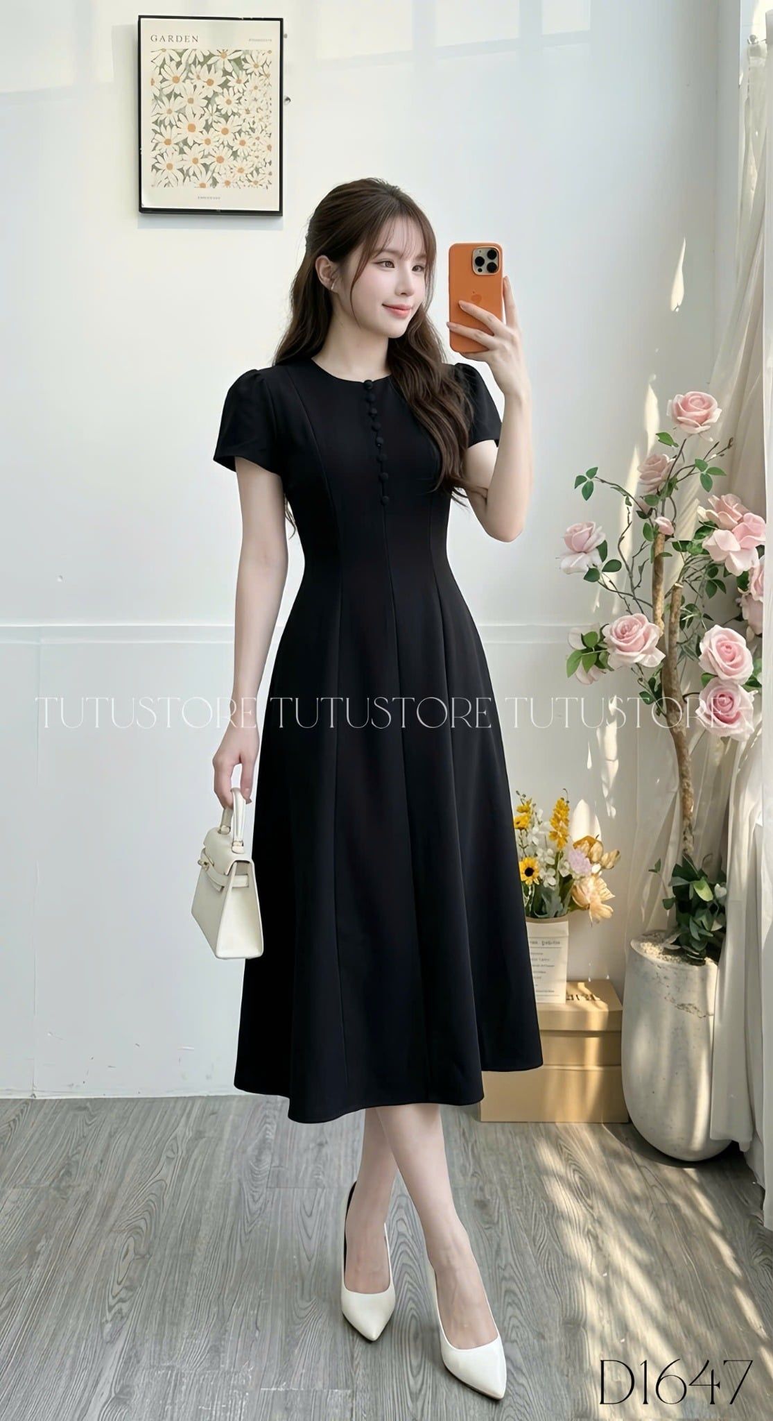 Đầm Thiết Kế Dáng Đuôi Cá Đơn Giản Thanh Lịch Đi Tiệc TuTu Store Mã D1647