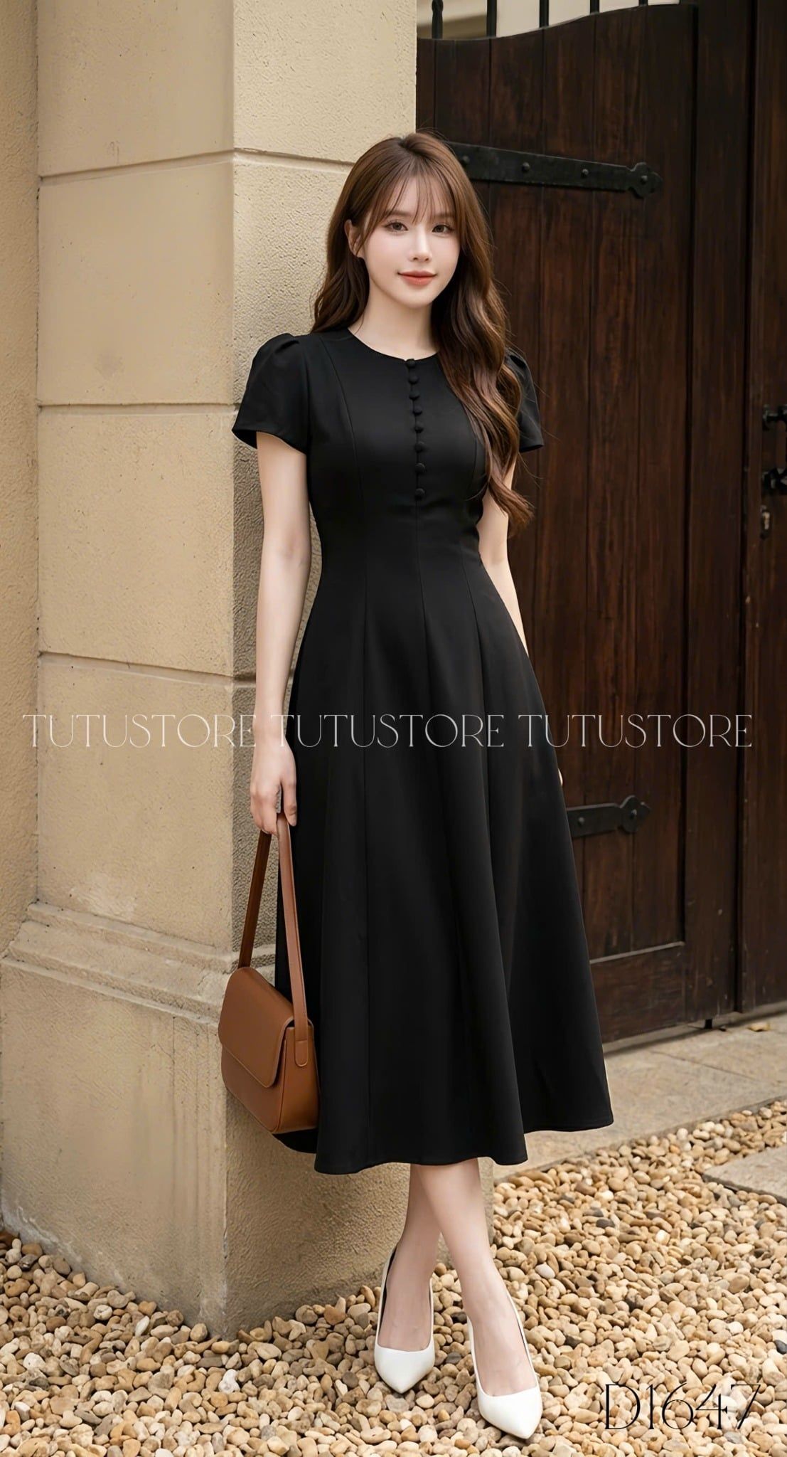 Đầm Thiết Kế Dáng Đuôi Cá Đơn Giản Thanh Lịch Đi Tiệc TuTu Store Mã D1647