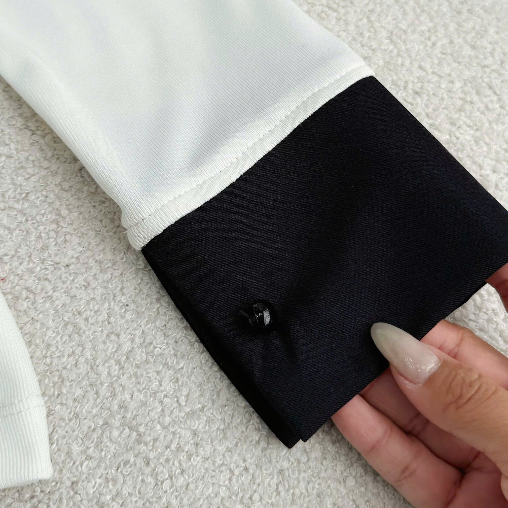 Áo Thiết Kế Kiểu Phối Cổ Sơ Mi Công Sở TuTu Store Mã A600