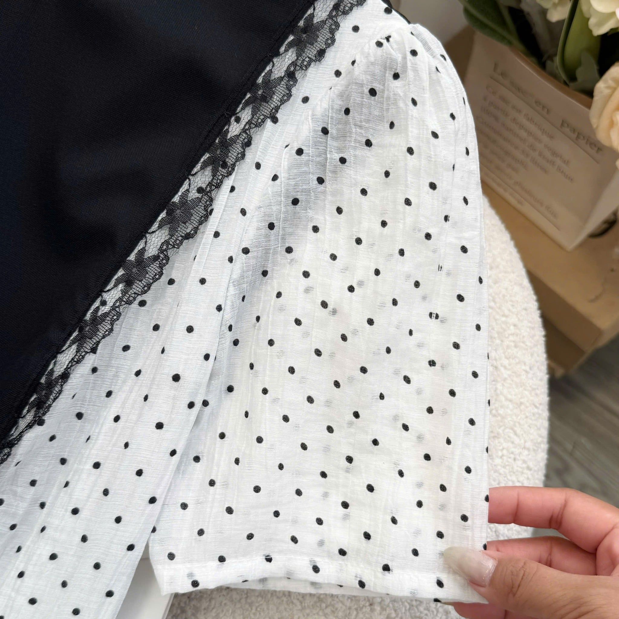 Đầm Liền Thiết Kế Kiểu Sơ Mi Tay Bồng Phối Yếm Đi Chơi TuTu Store Mã D1633