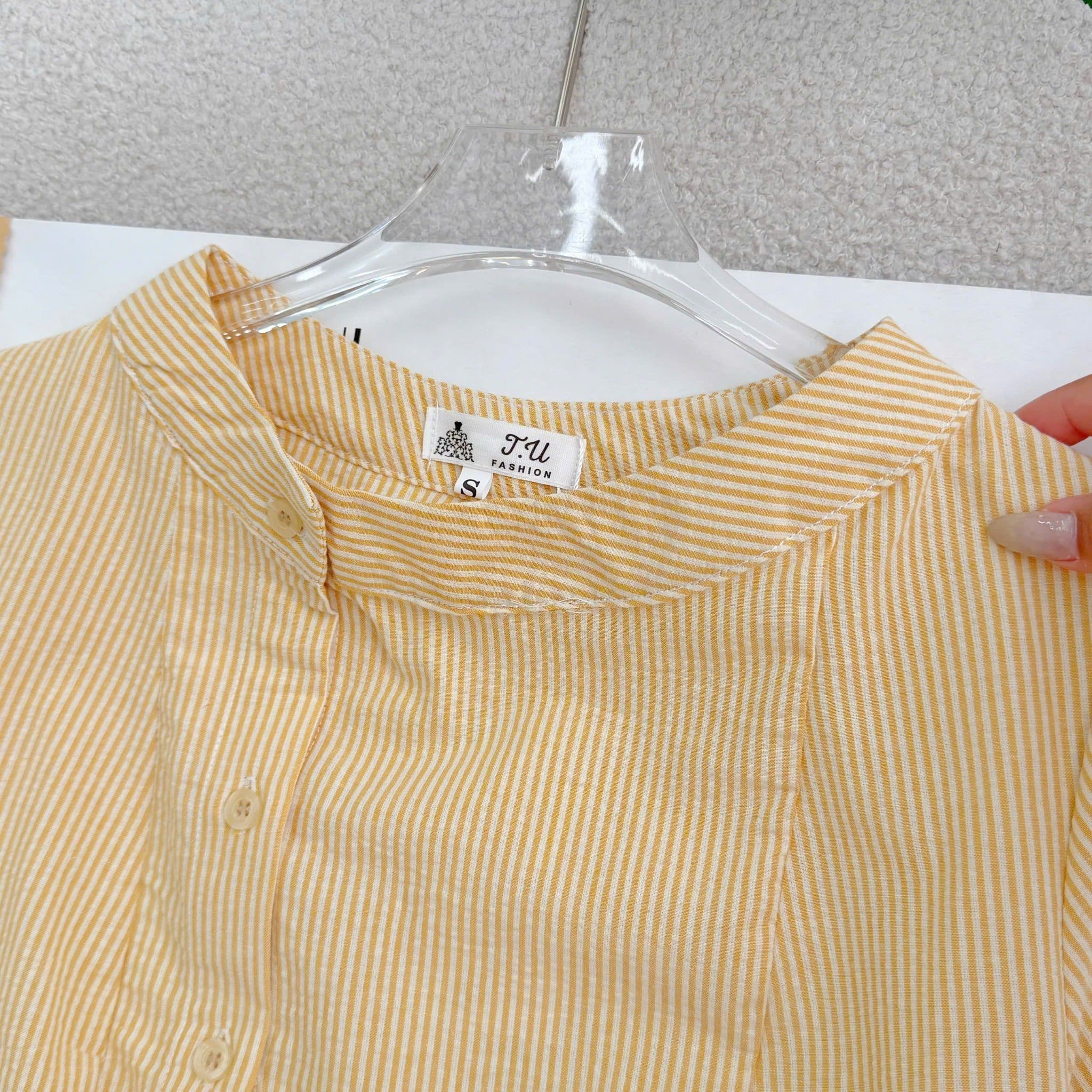 Áo Thiết Kế Kiểu Cổ Trụ Công Sở TuTu Store Mã A601