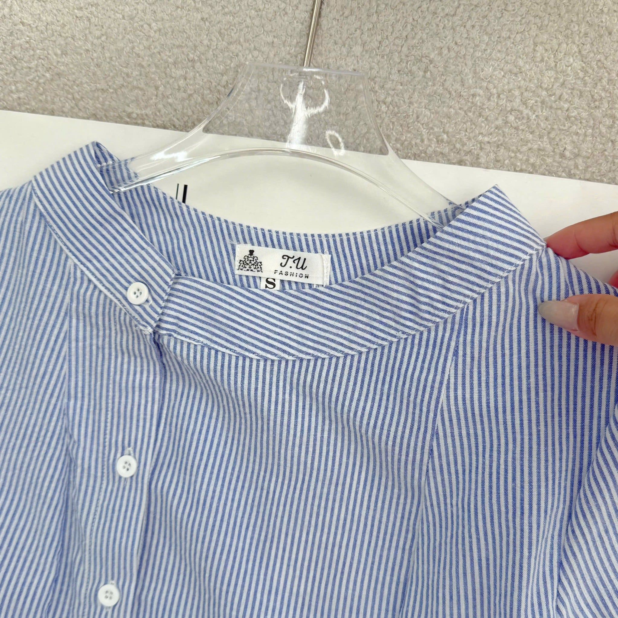 Áo Thiết Kế Kiểu Cổ Trụ Công Sở TuTu Store Mã A601