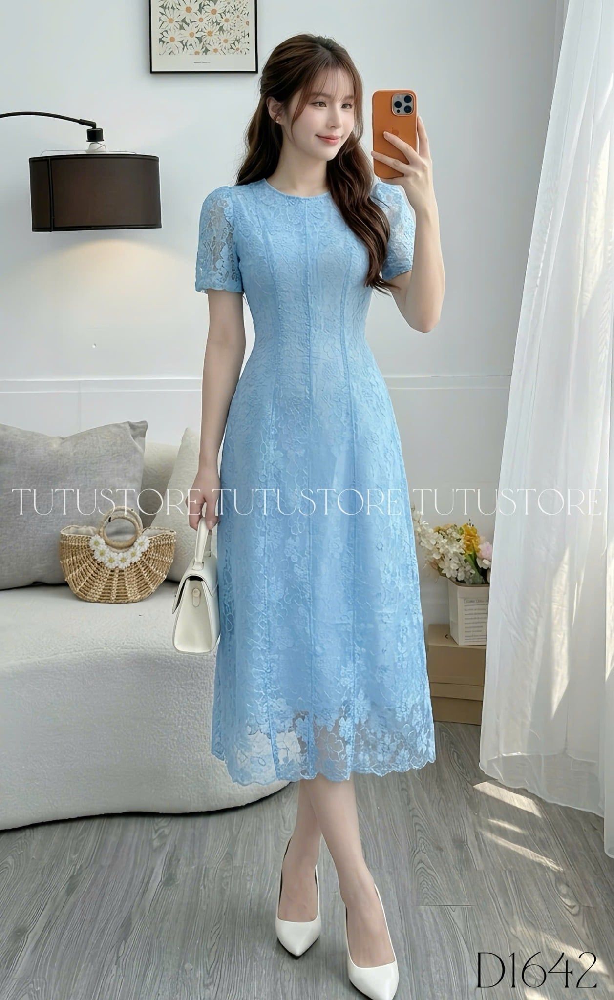 Đầm Thiết Kế Chữ A Dáng Dài Đi Tiệc TuTu Store Mã D1642