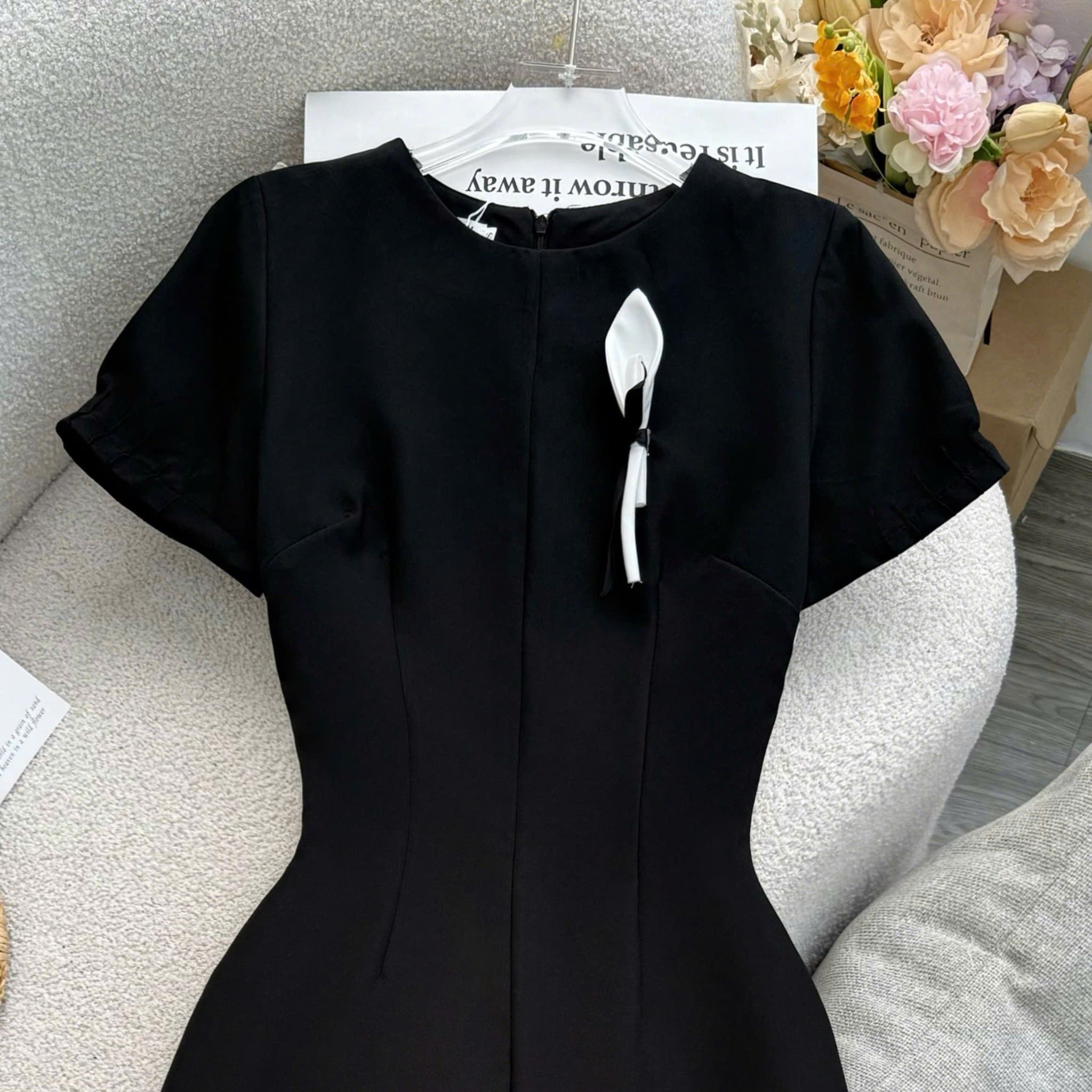Đầm Thiết Kế Tay Bồng Dáng Ngắn Đi Tiệc TuTu Store Mã D1650