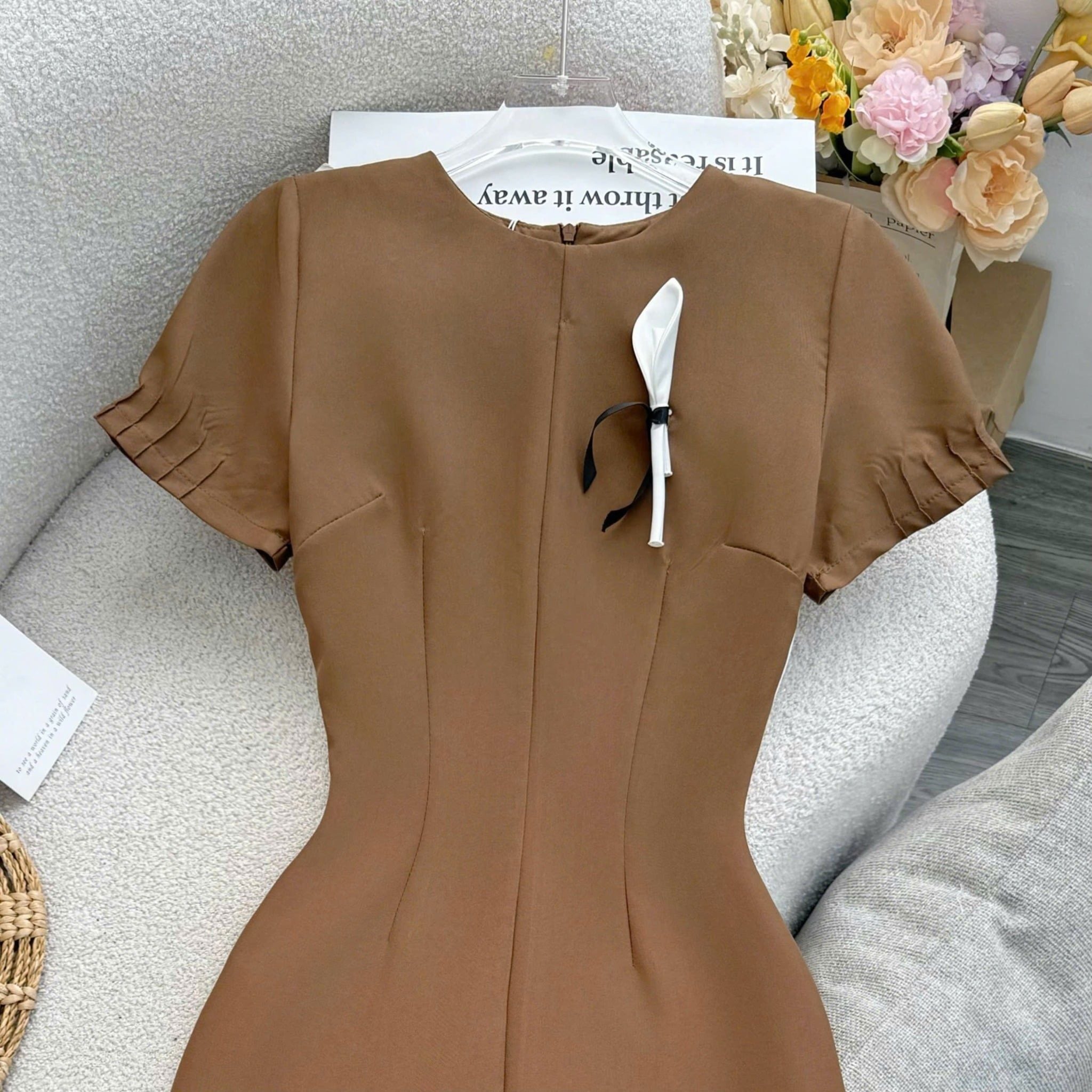 Đầm Thiết Kế Tay Bồng Dáng Ngắn Đi Tiệc TuTu Store Mã D1650
