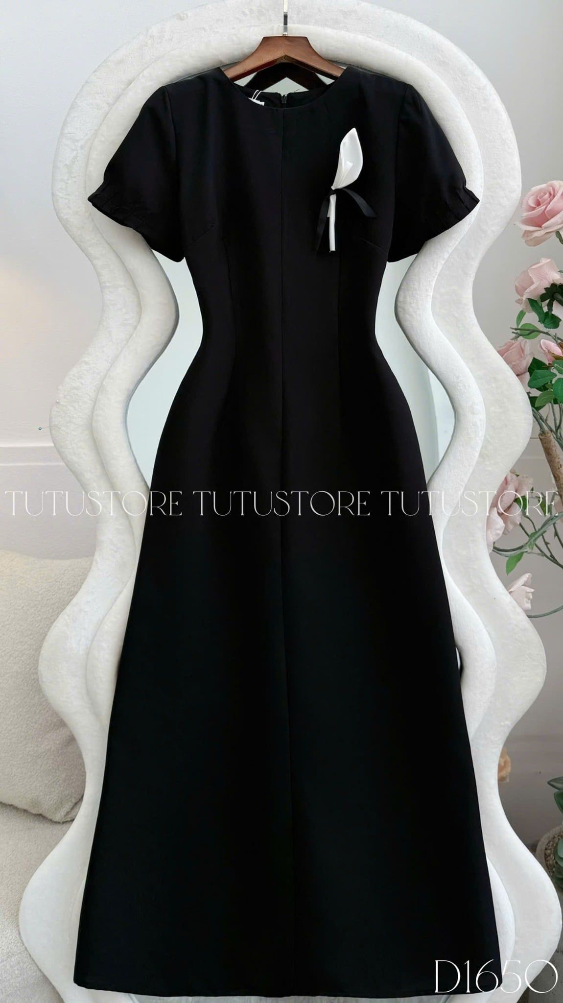 Đầm Thiết Kế Tay Bồng Dáng Ngắn Đi Tiệc TuTu Store Mã D1650