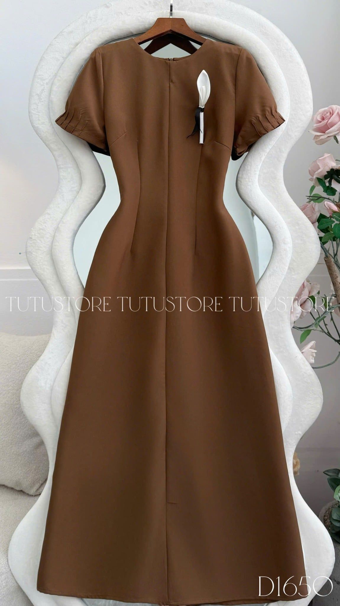 Đầm Thiết Kế Tay Bồng Dáng Ngắn Đi Tiệc TuTu Store Mã D1650