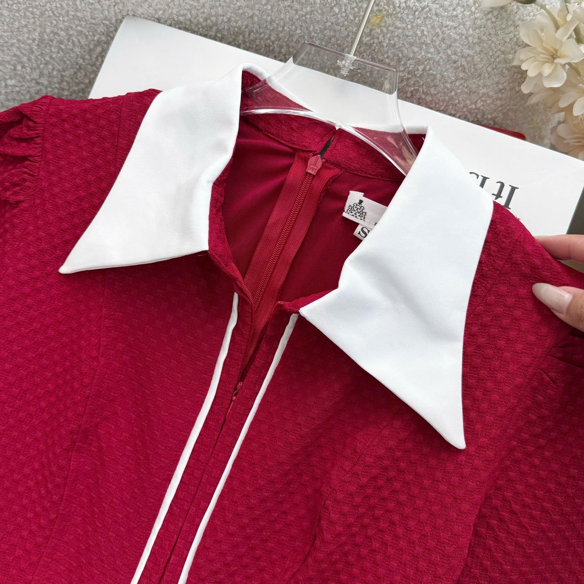 Đầm Thiết Kế Cổ Sơ Mi Dáng Xòe Đi Chơi TuTu Store Mã D1643