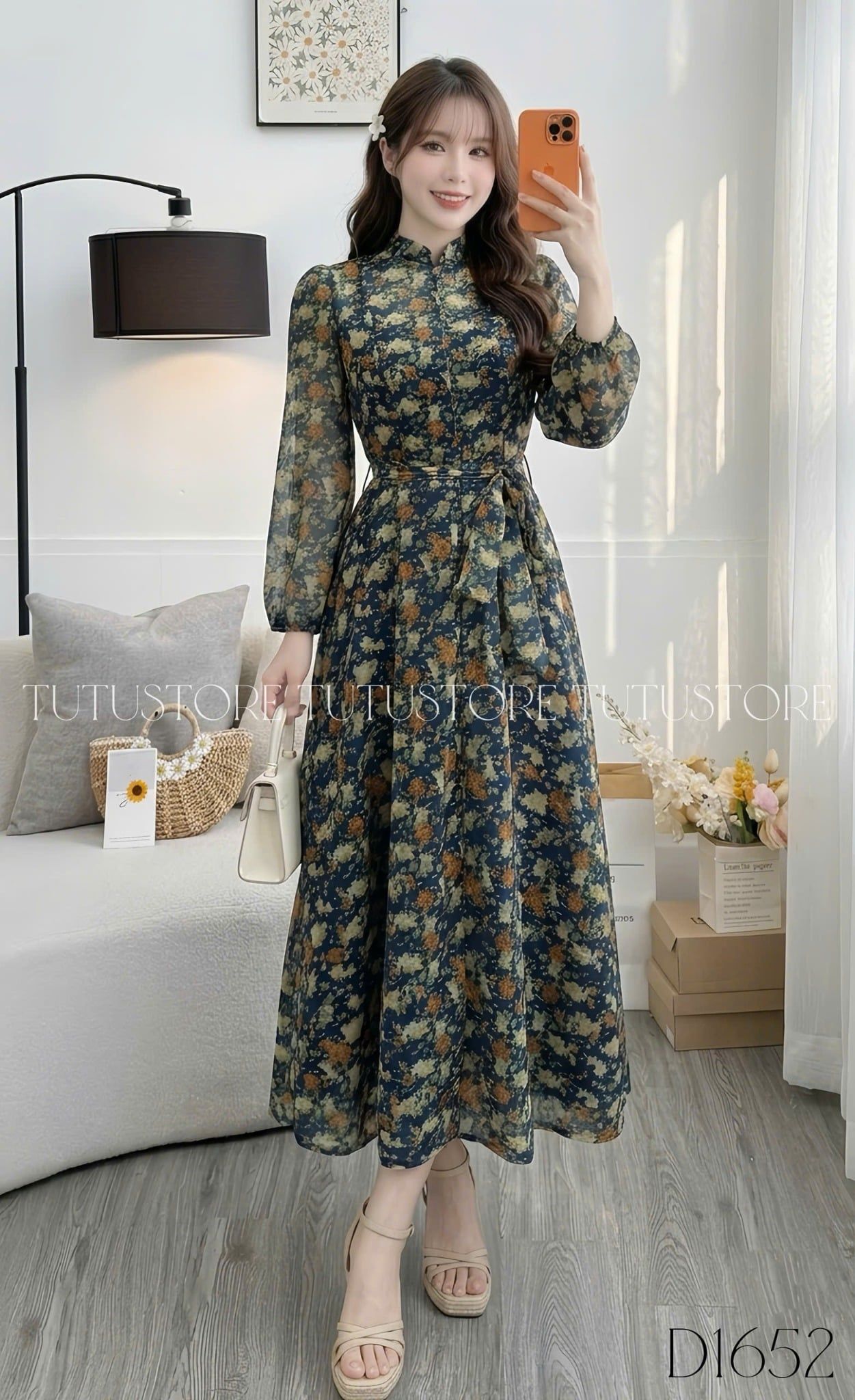 Đầm Thiết Kế Chữ A Dáng Dài Đi Tiệc TuTu Store Mã D1652