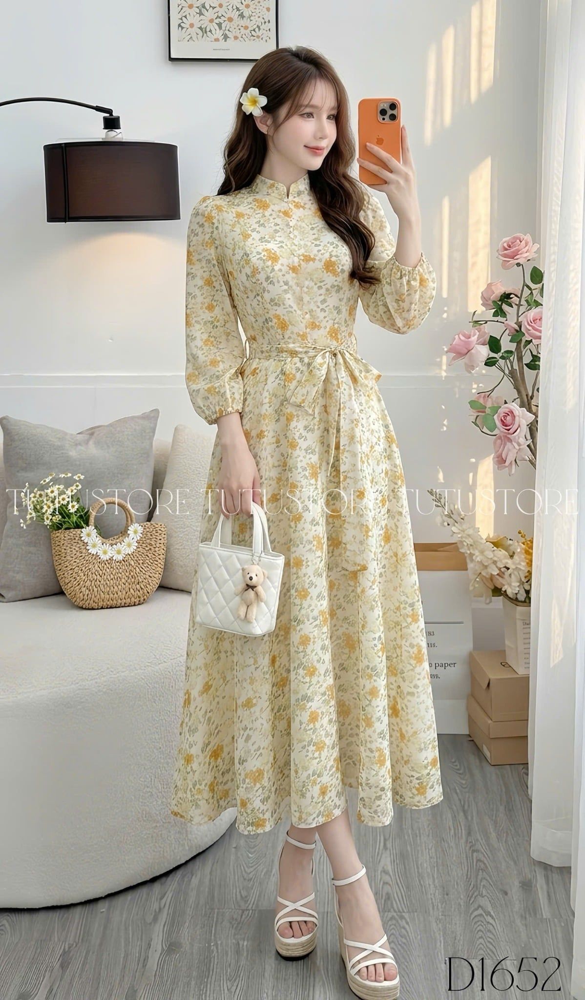 Đầm Thiết Kế Chữ A Dáng Dài Đi Tiệc TuTu Store Mã D1652