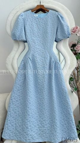 Đầm Thiết Kế Cổ Tròn Dáng Xòe Đi Chơi TuTu Store Mã D1675