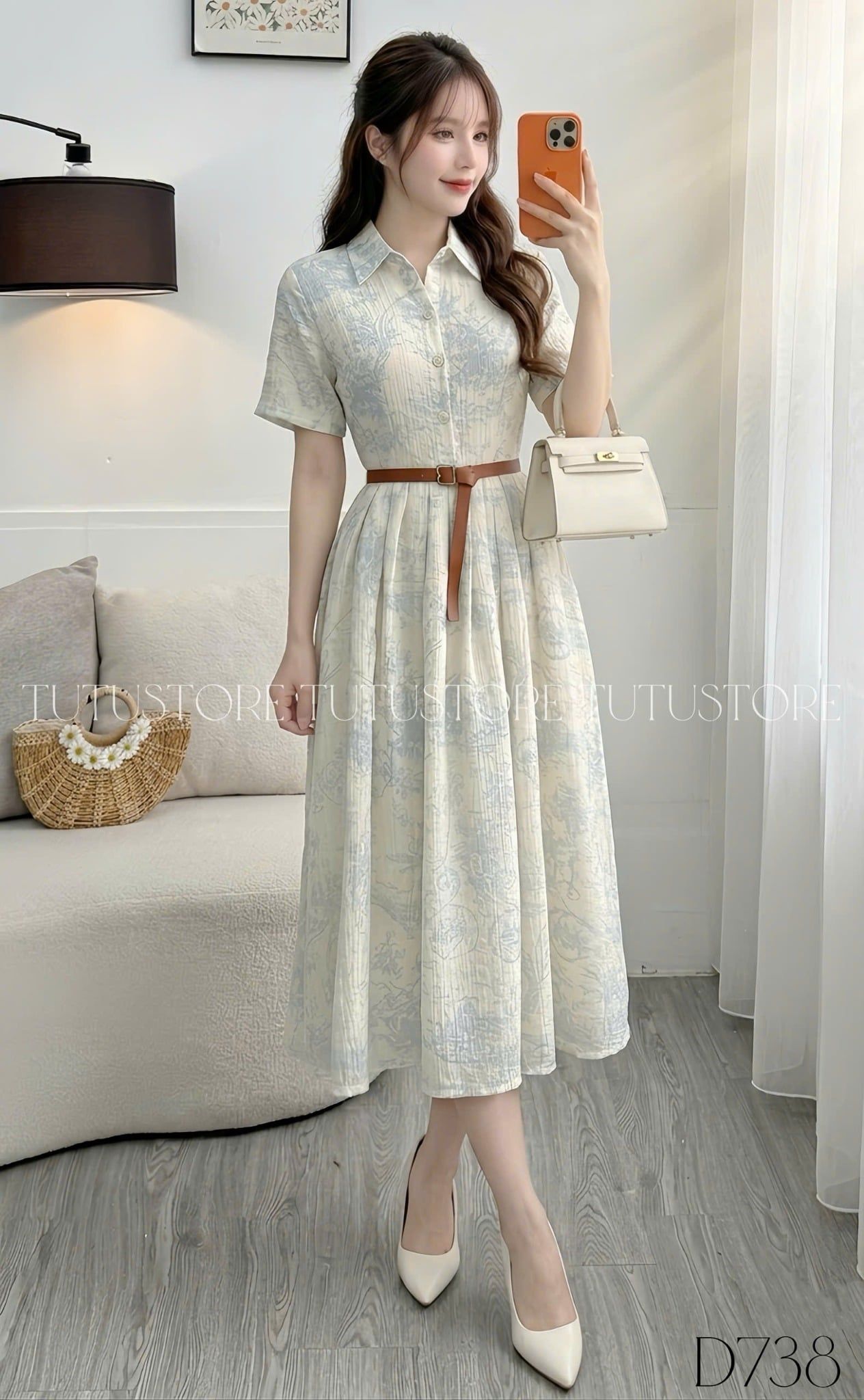 Váy Tơ Xốp Thiết Kế TuTu Store - Mã D738