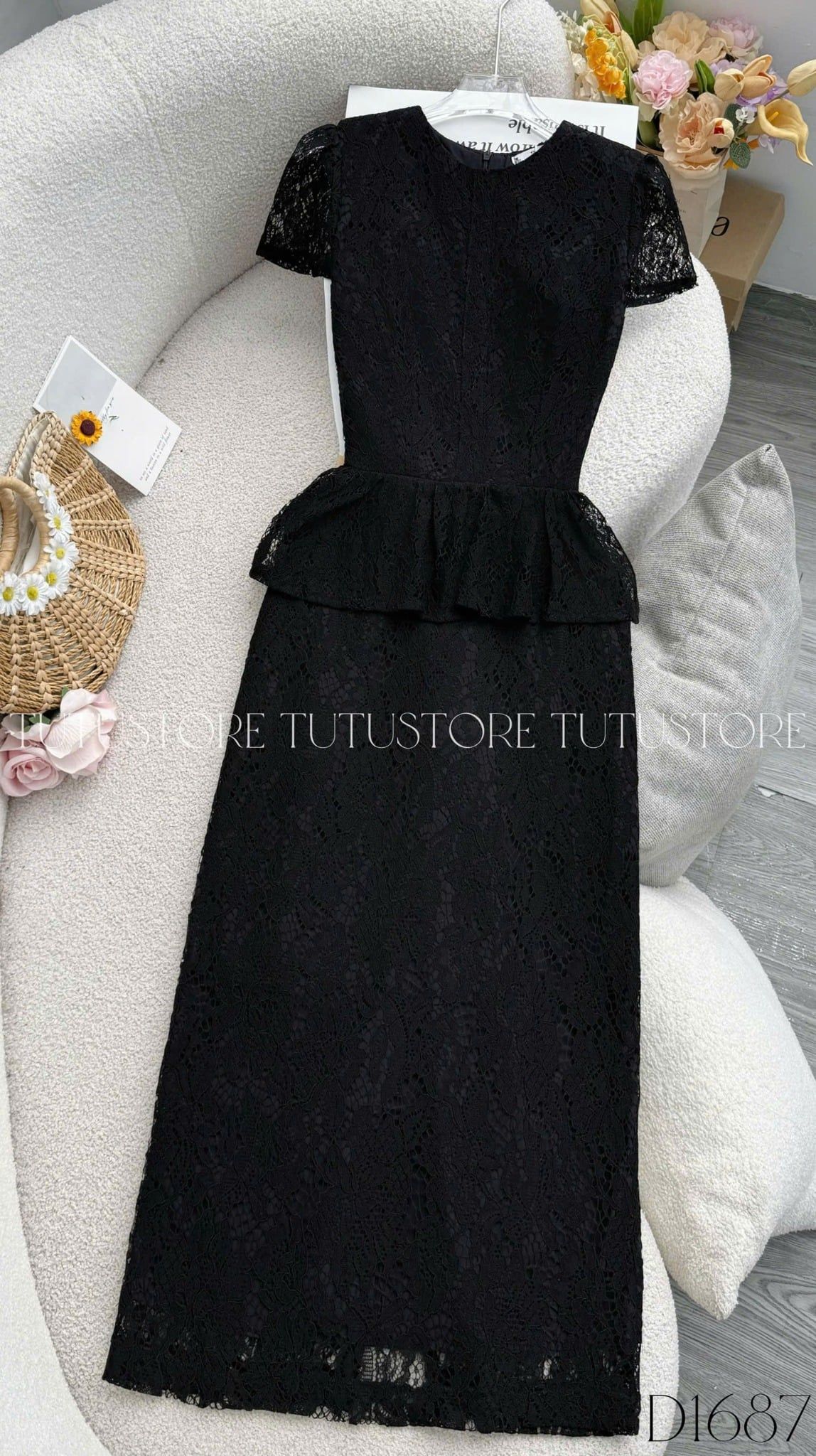 Đầm Ren Thiết Kế Dáng Dài Sang Trọng Đi Tiệc TuTu Store Mã D1687