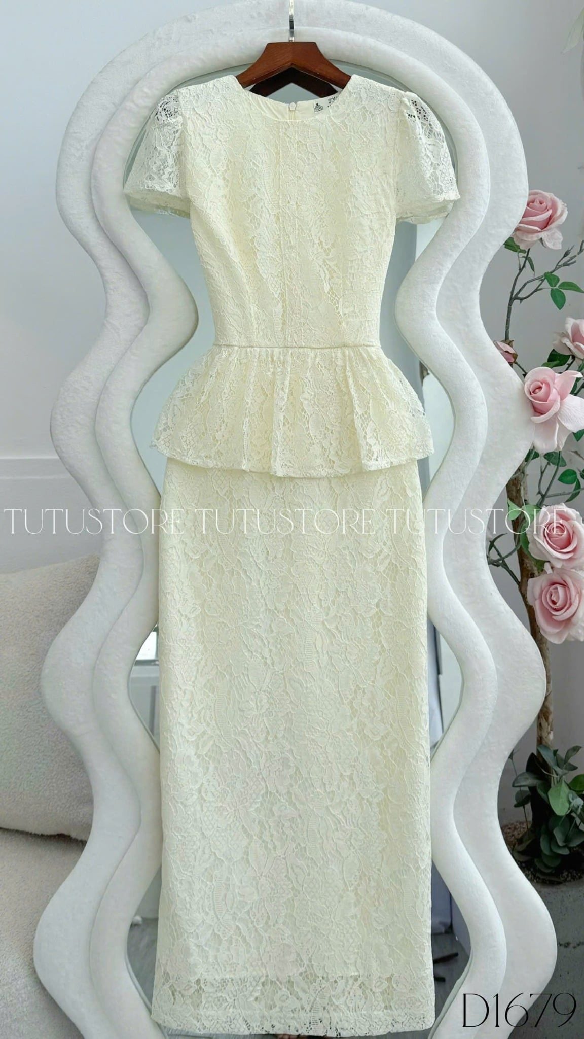 Đầm Ren Thiết Kế Dáng Dài Sang Trọng Đi Tiệc TuTu Store Mã D1687