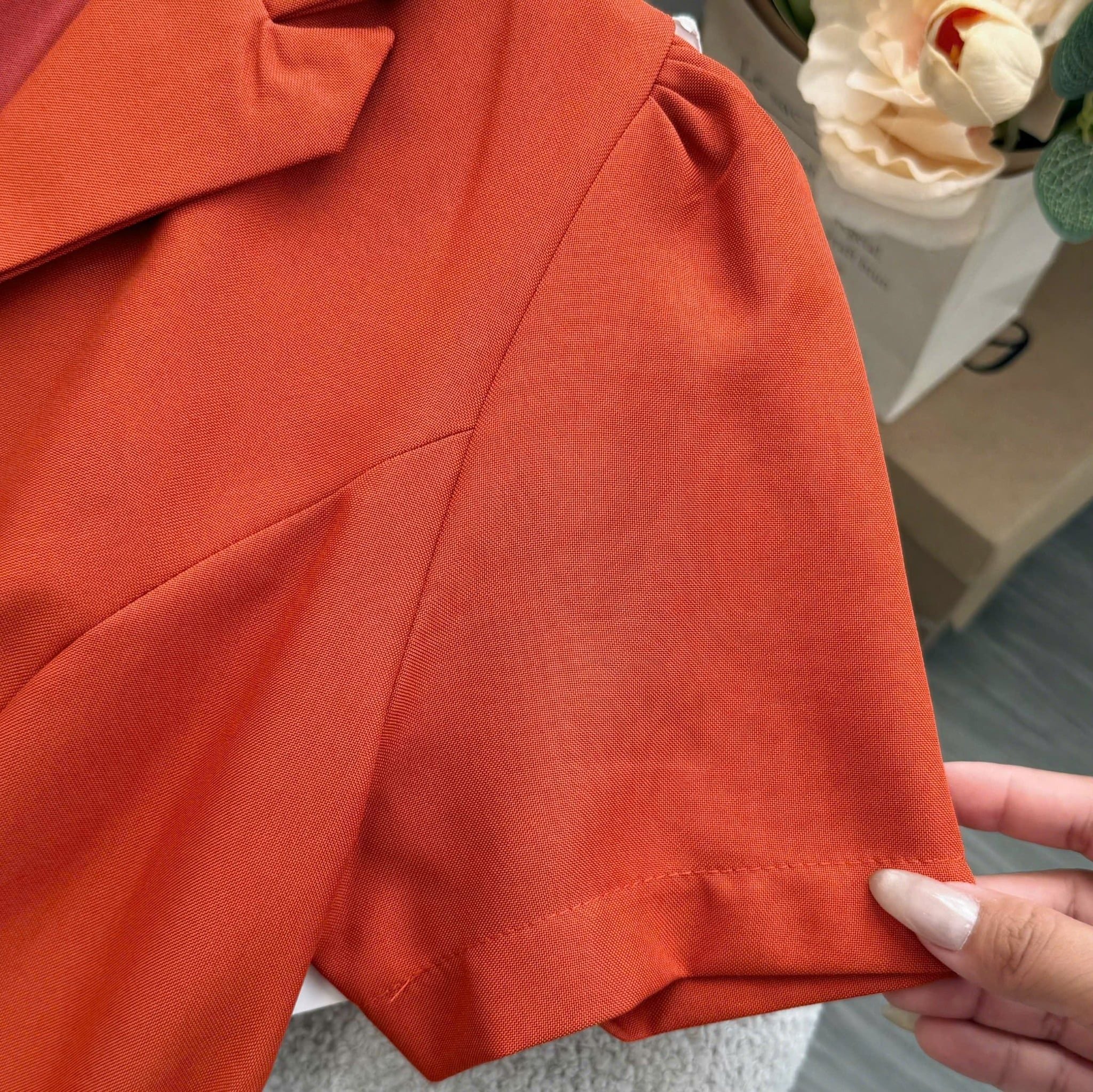 Đầm Thiết Kế Kiểu Cổ V Nhấn Nơ Eo Đơn Giản Thanh Lịch Công Sở TuTu Store Mã D1692