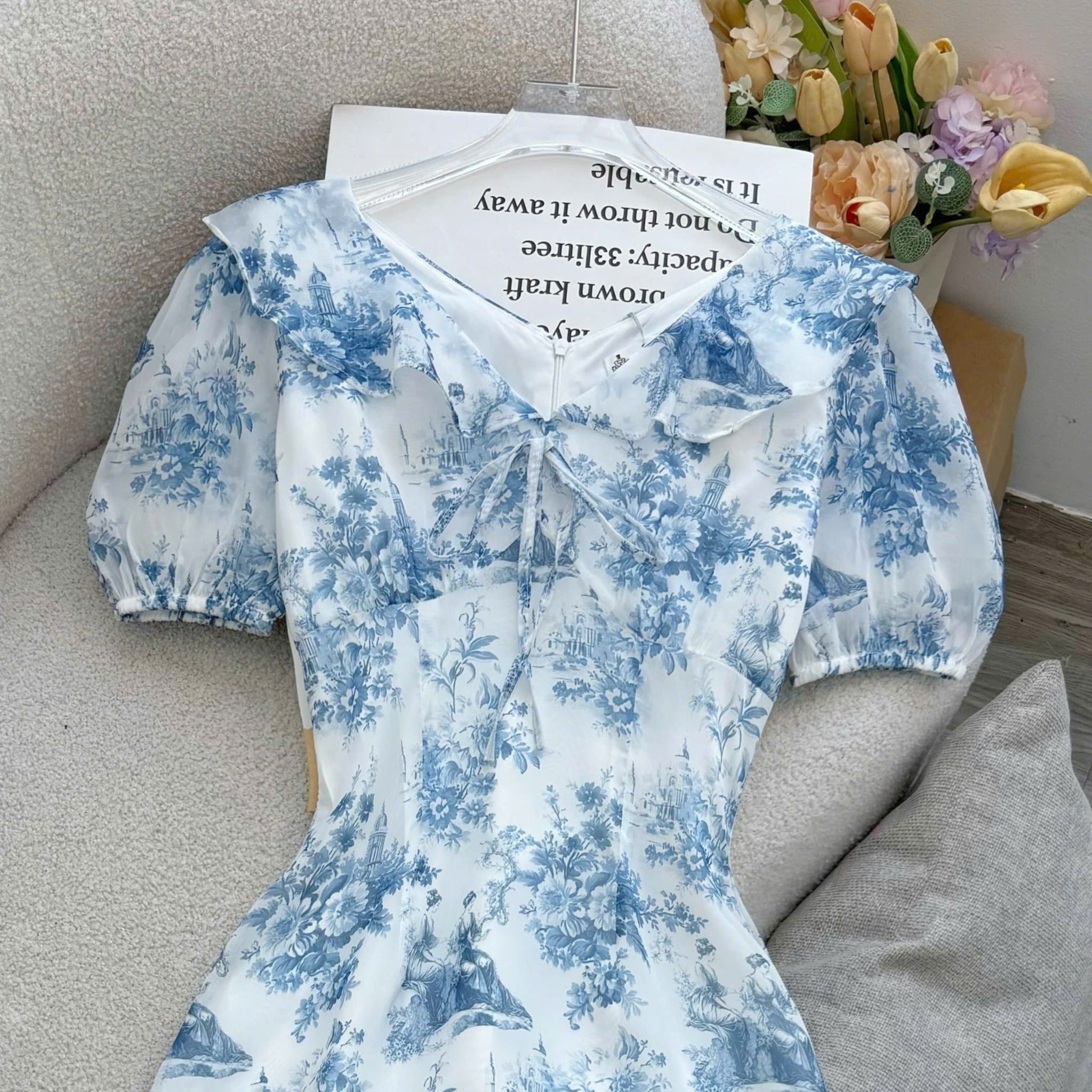 Đầm Thiết Kế Cổ Bèo Dáng Dài Đi Chơi TuTu Store Mã D1705